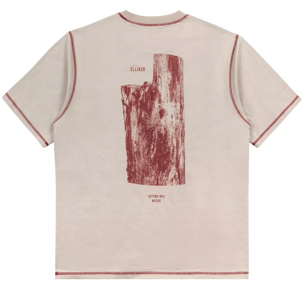 Elliker Rill Bark Beetle Short Sleeve Tee - Ash Grey