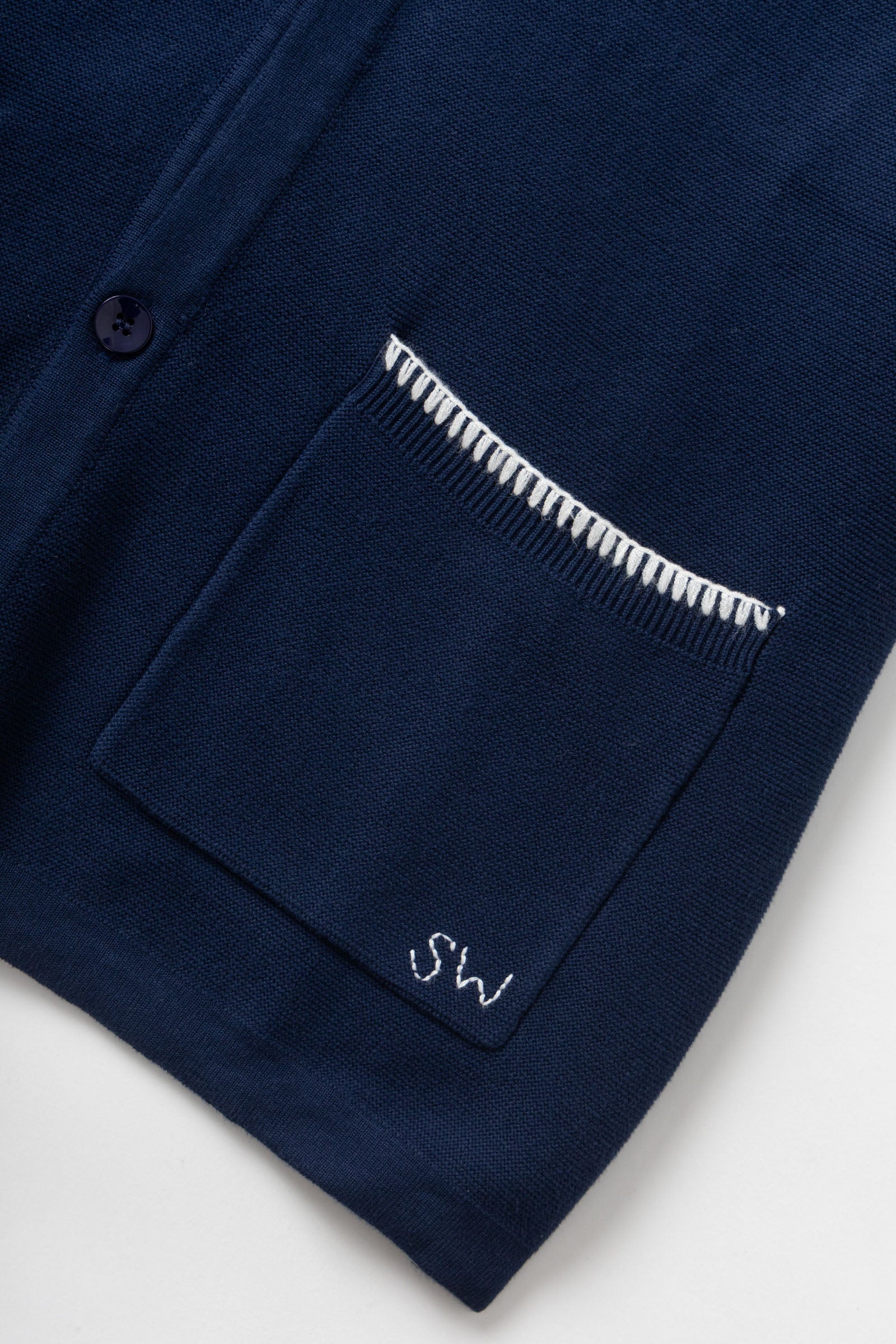Service Works Blanket Stitch Knit - Navy