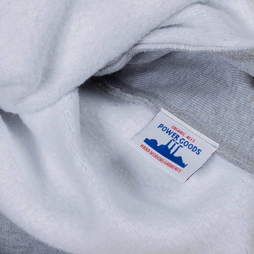 Power Goods Super Weight Quarter Zip - Heather Grey