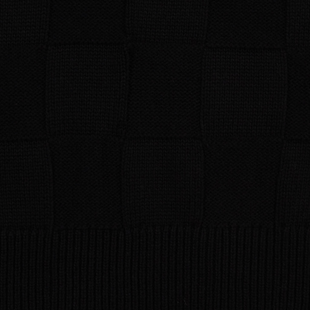 Service Works Check Knit Crewneck - Black