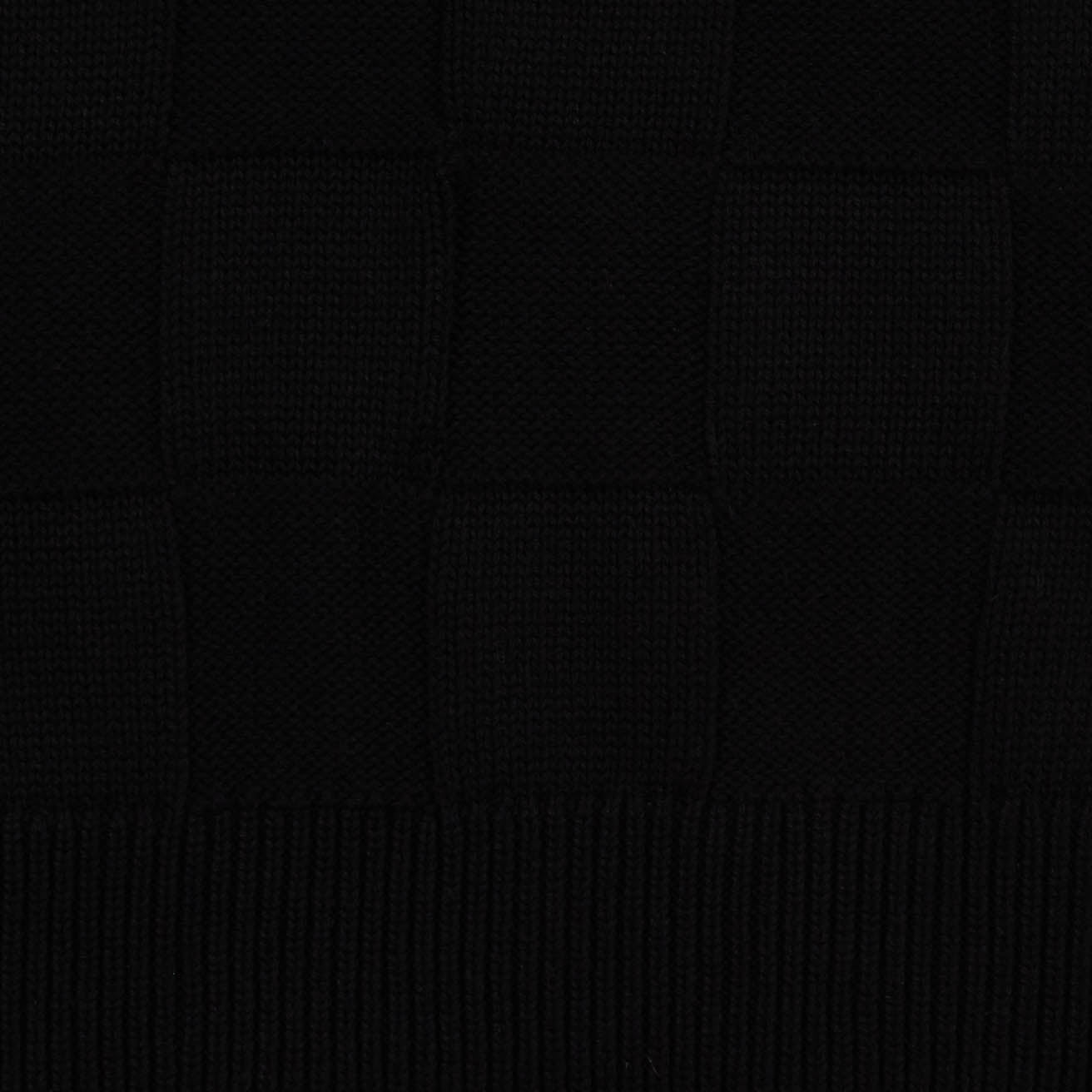 Service Works Check Knit Crewneck - Black