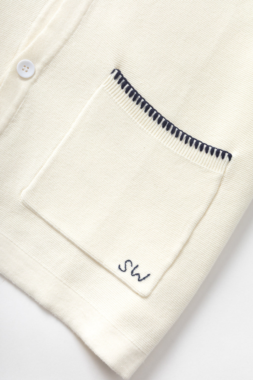 Service Works Blanket Stitch Knit - Off-White