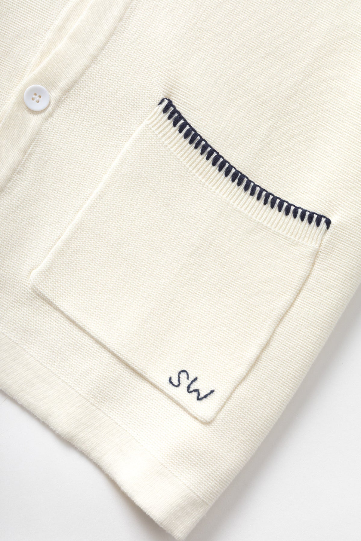 Service Works Blanket Stitch Knit - Off-White