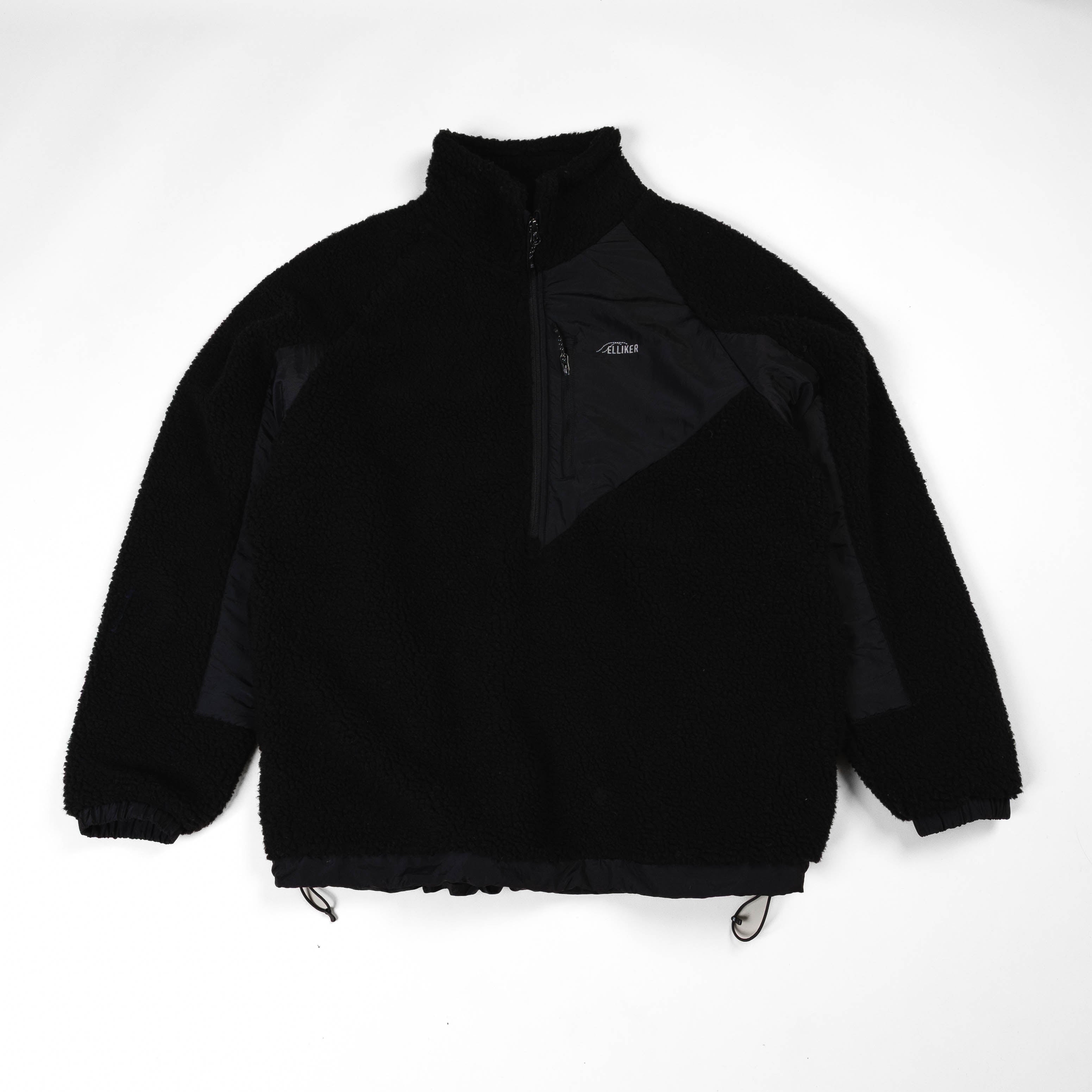Elliker Sike Fleece Pullover - Black