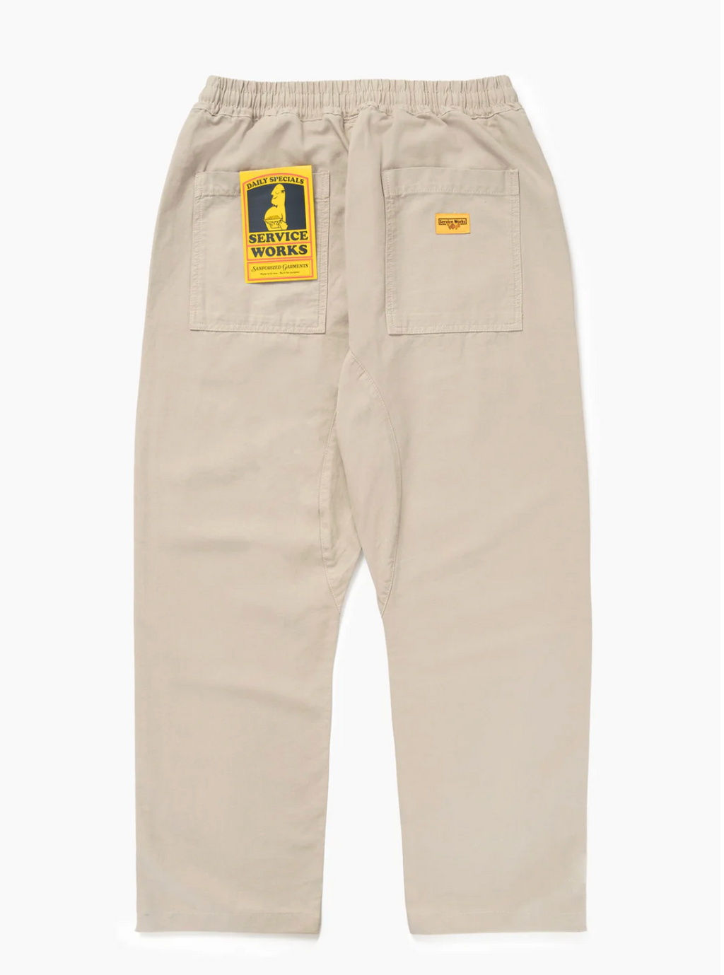 Service Works Classic Chef Pants - Stone