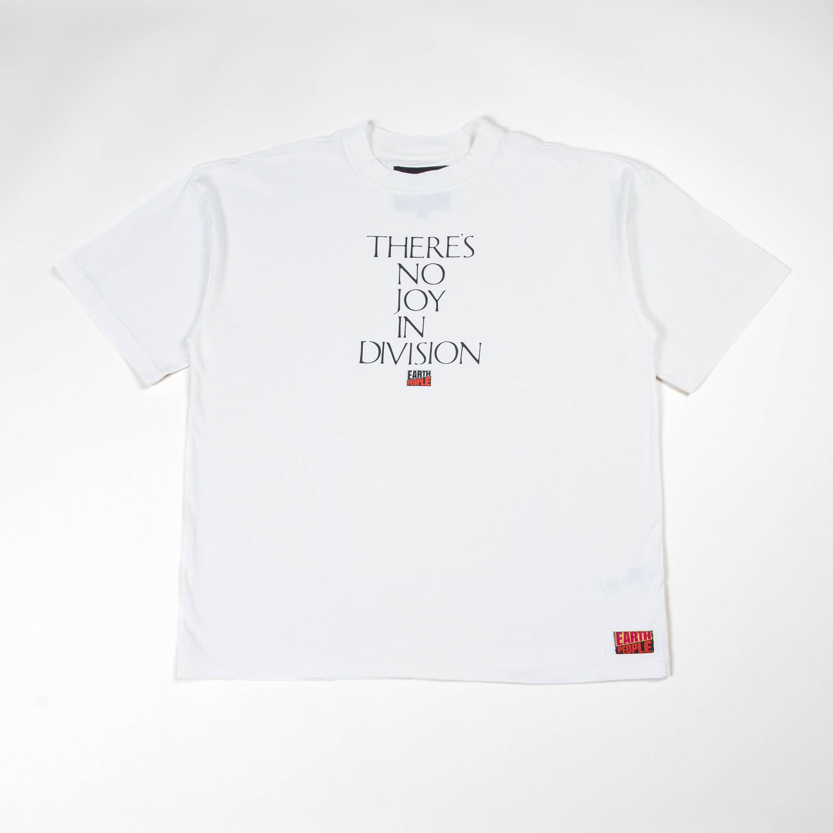 Earth People Joy Division Crew Tee - White