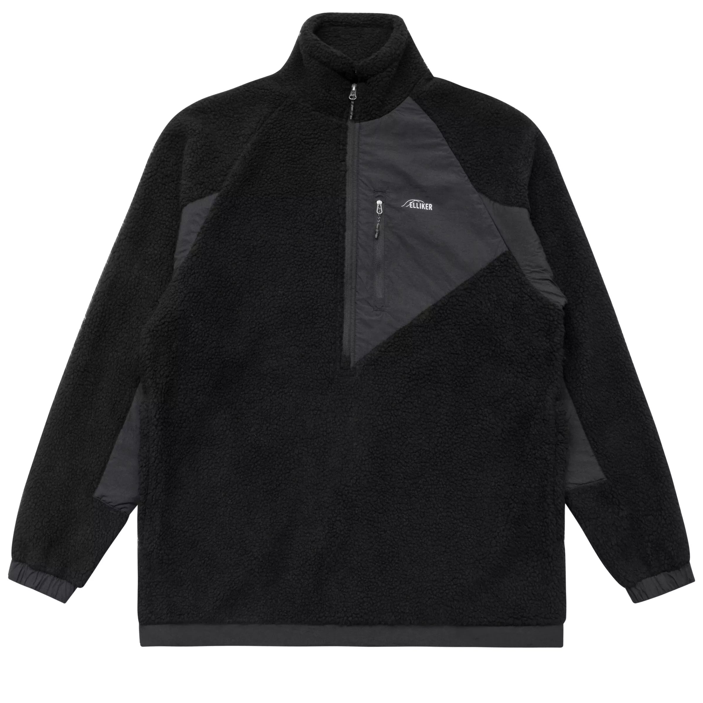 Elliker Sike Fleece Pullover - Black