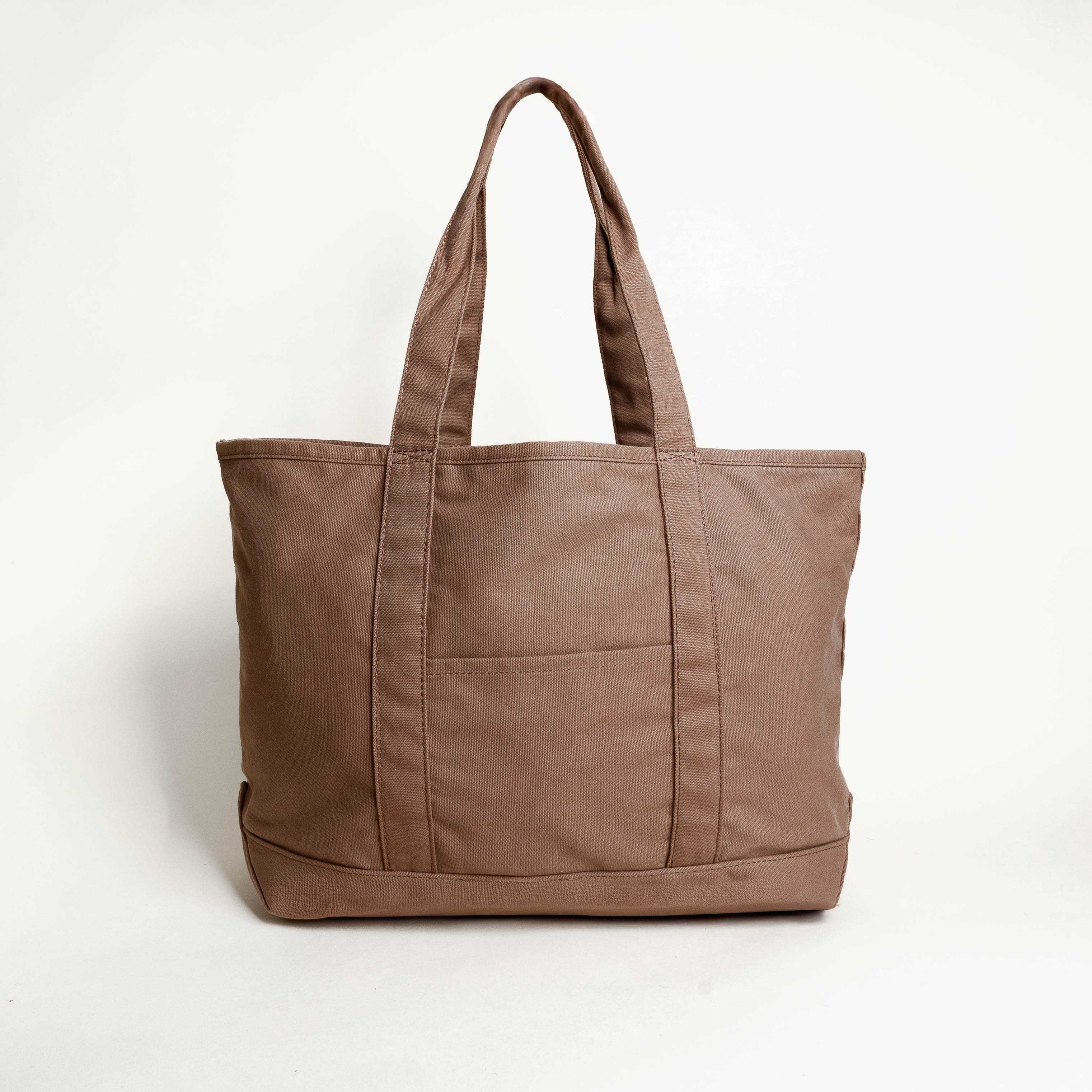 Truss Cotton Canvas Tote - Brown