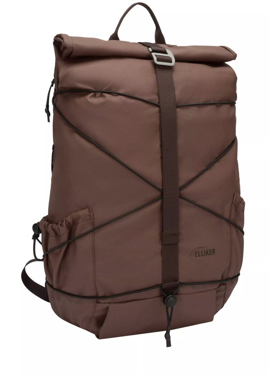 Elliker Dayle Roll Top Backpack 21/25L - Dark Brown