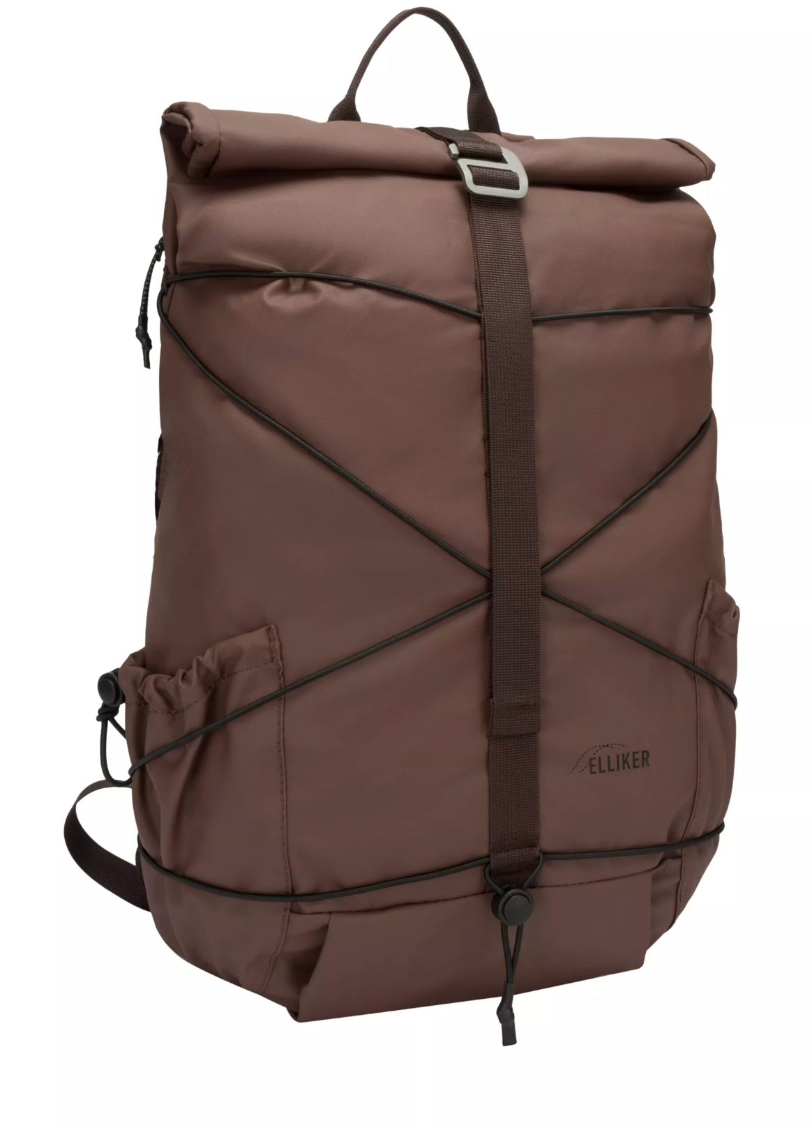 Elliker Dayle Roll Top Backpack 21/25L - Dark Brown