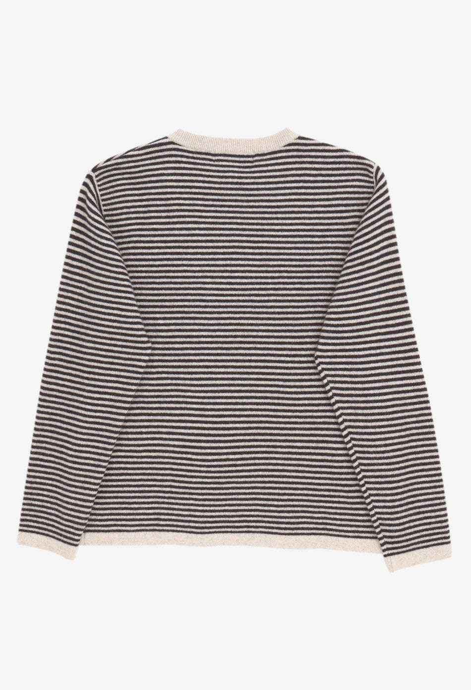 Pittari Trent Crew Lambswool Sweater - Clay / Navy