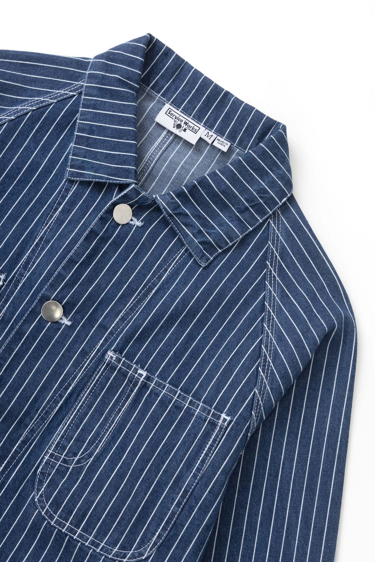 Service Works Pinstripe Denim Coverall 2.0 - Indigo