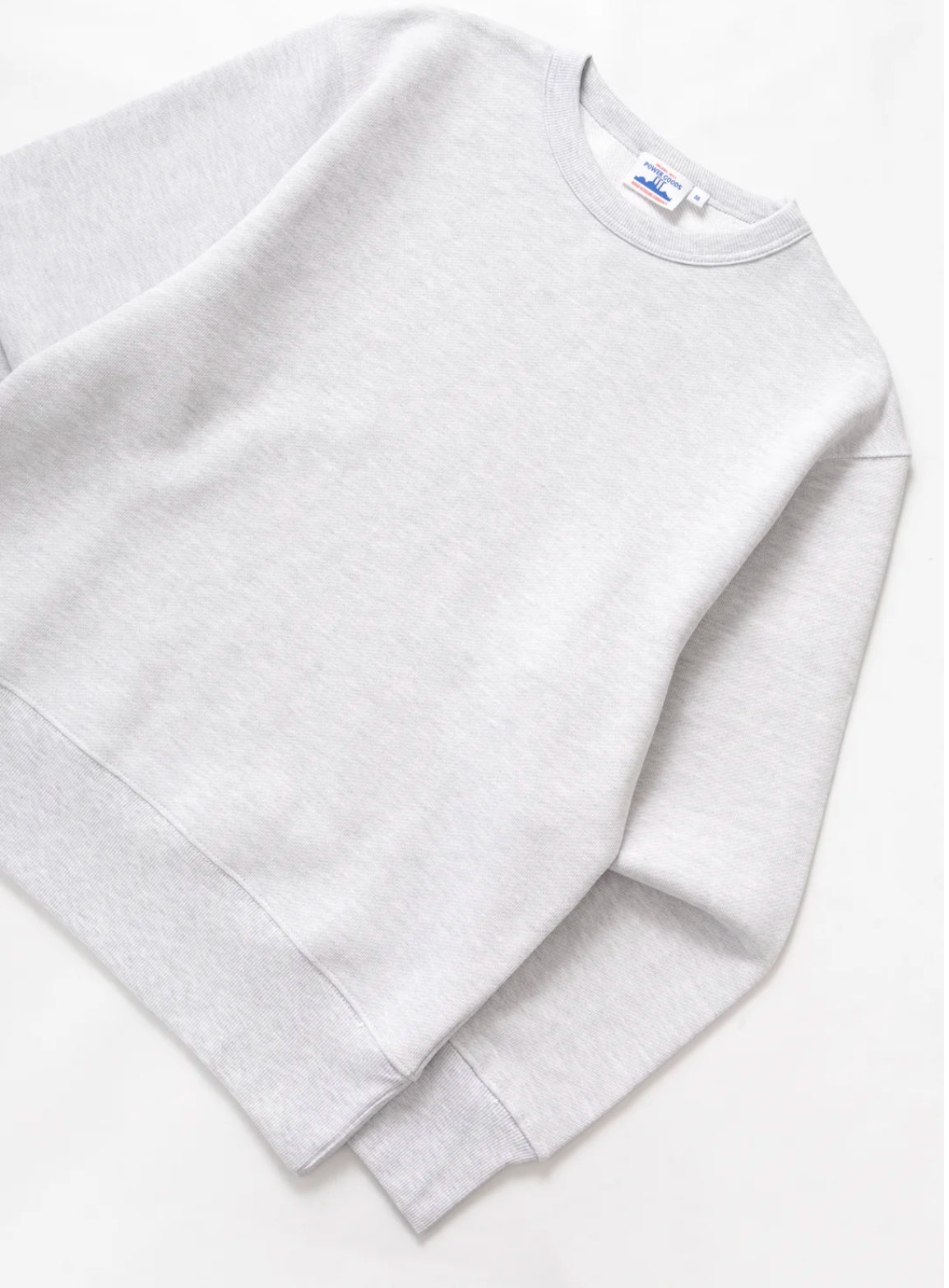 Power Goods Loopback Crewneck - Ash