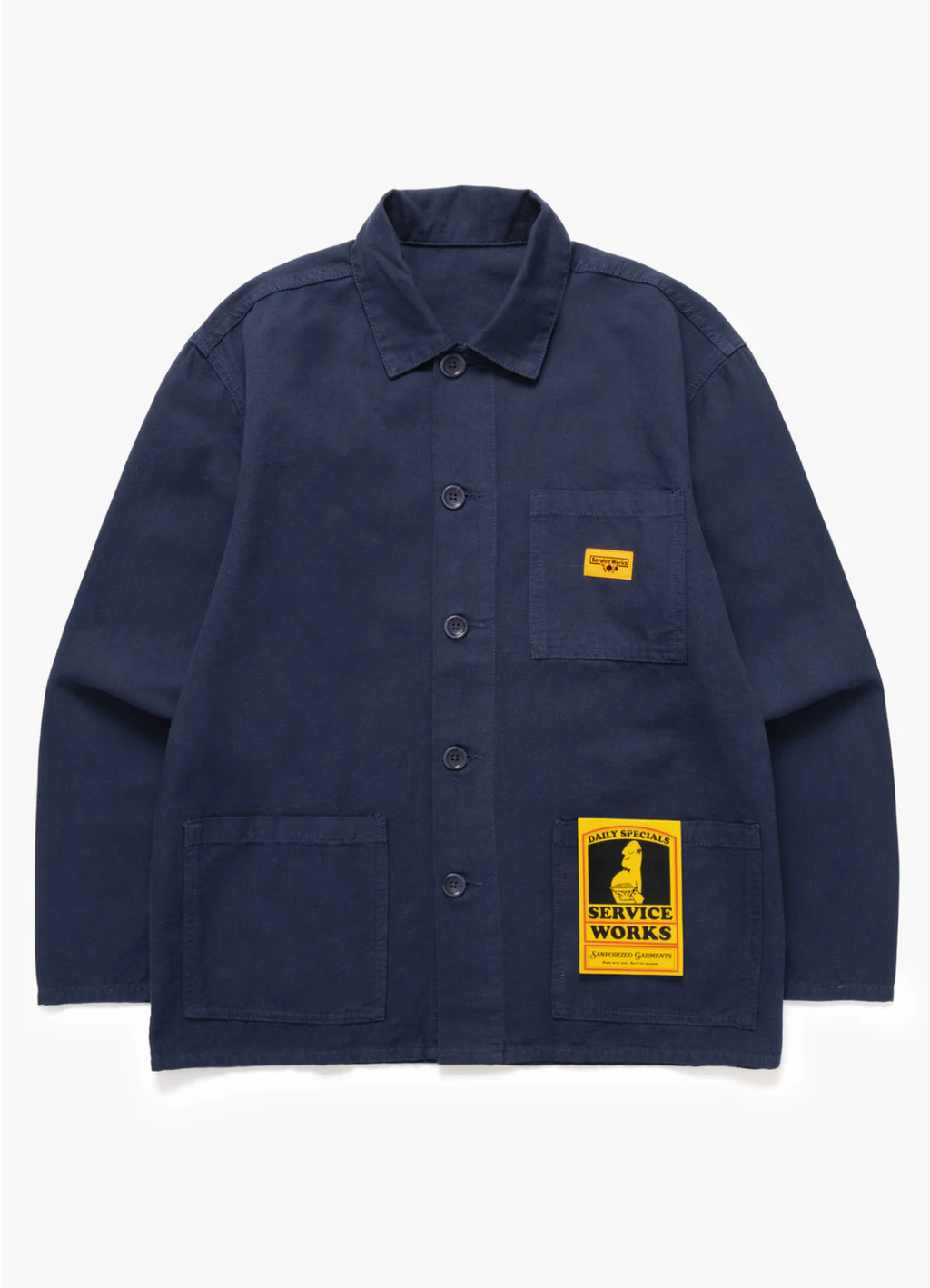 Service Works Canvas Chore Shirt - Dark Navy