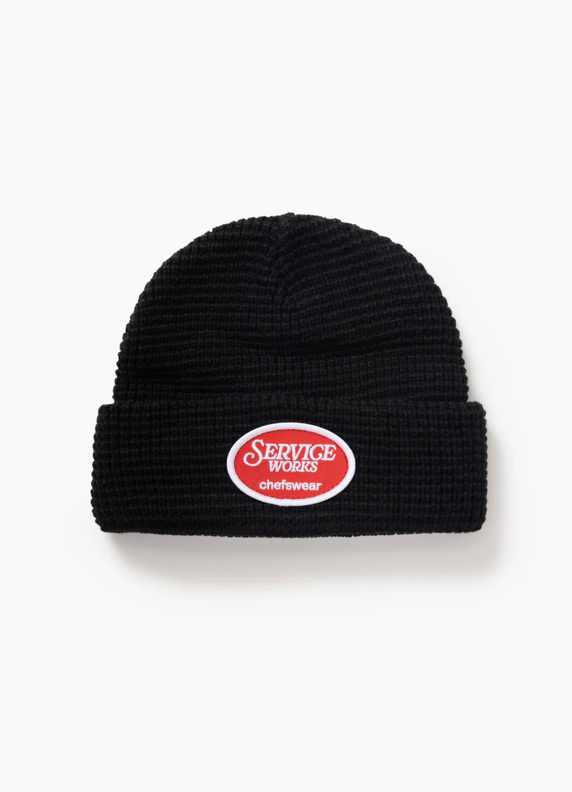 Service Works Waffle Patch Beanie - Black