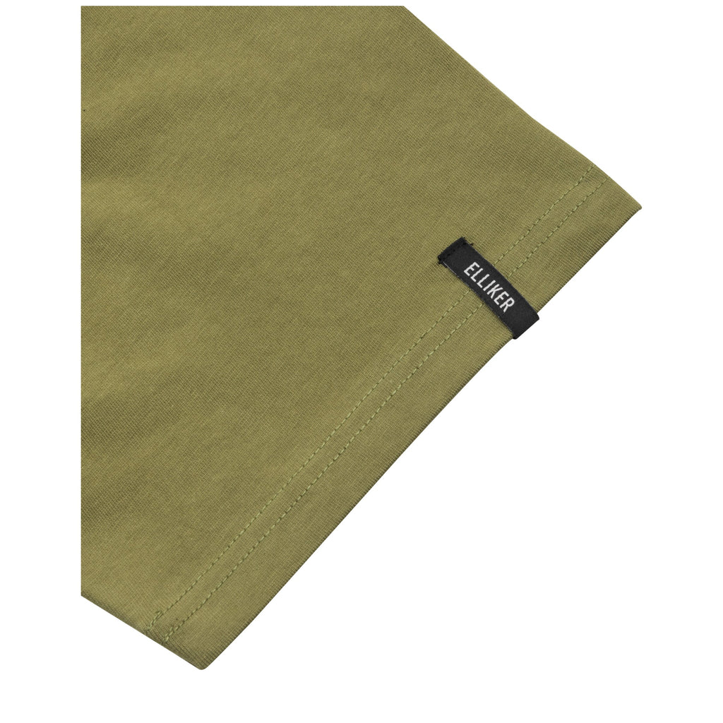 Elliker Rill Bug Print Short Sleeve Tee - Khaki