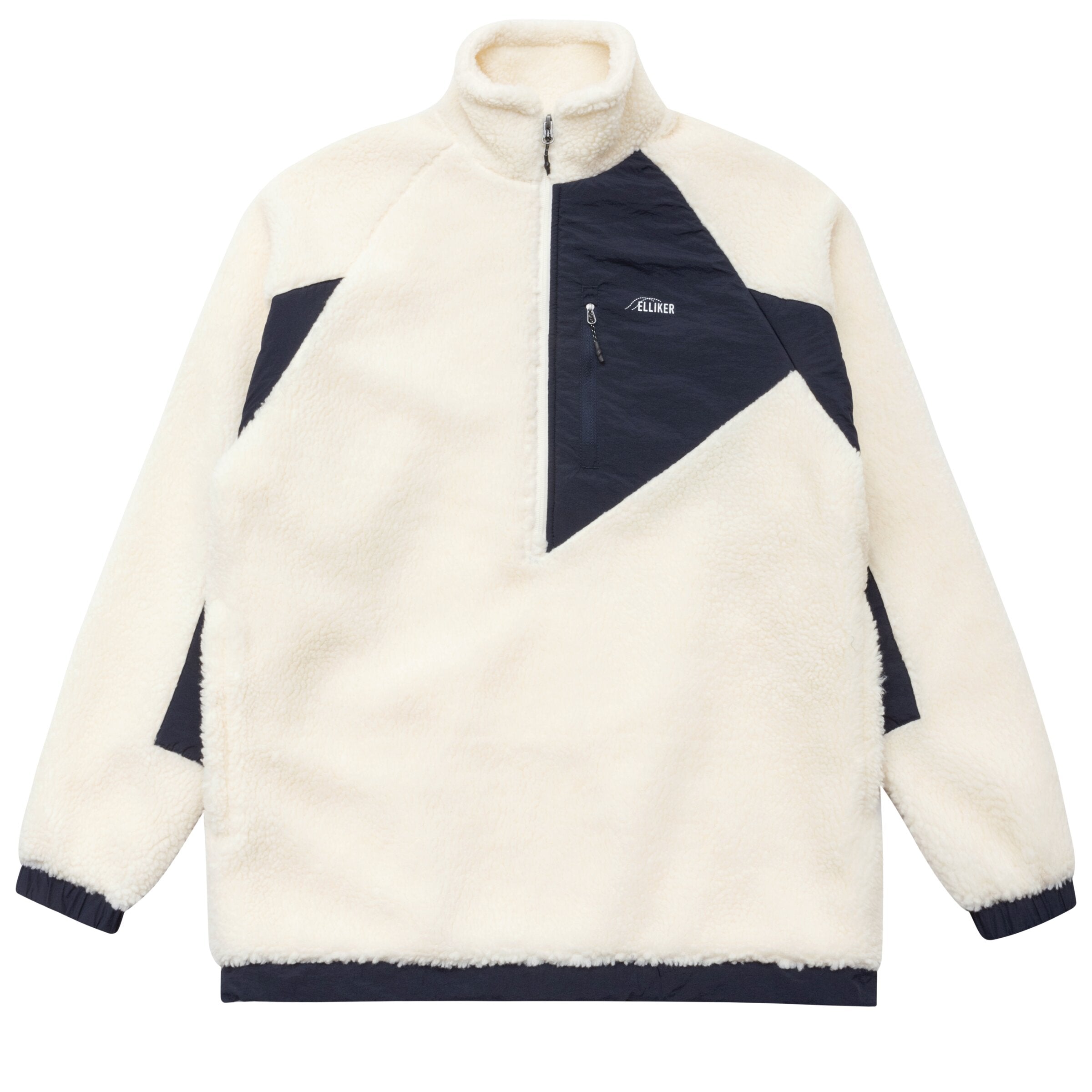 Elliker Sike Fleece Pullover - Cream