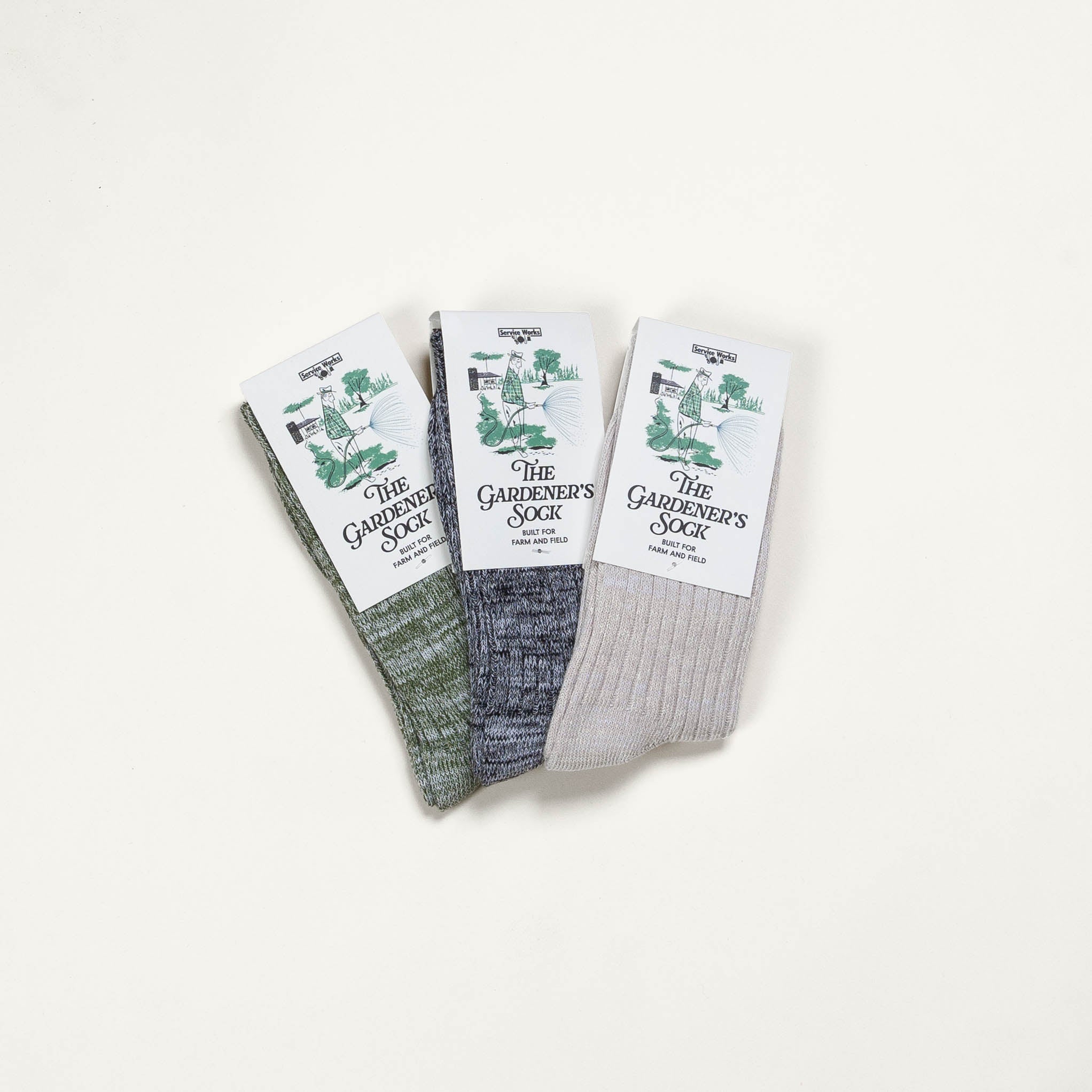 Service Works Gardener Socks - Green