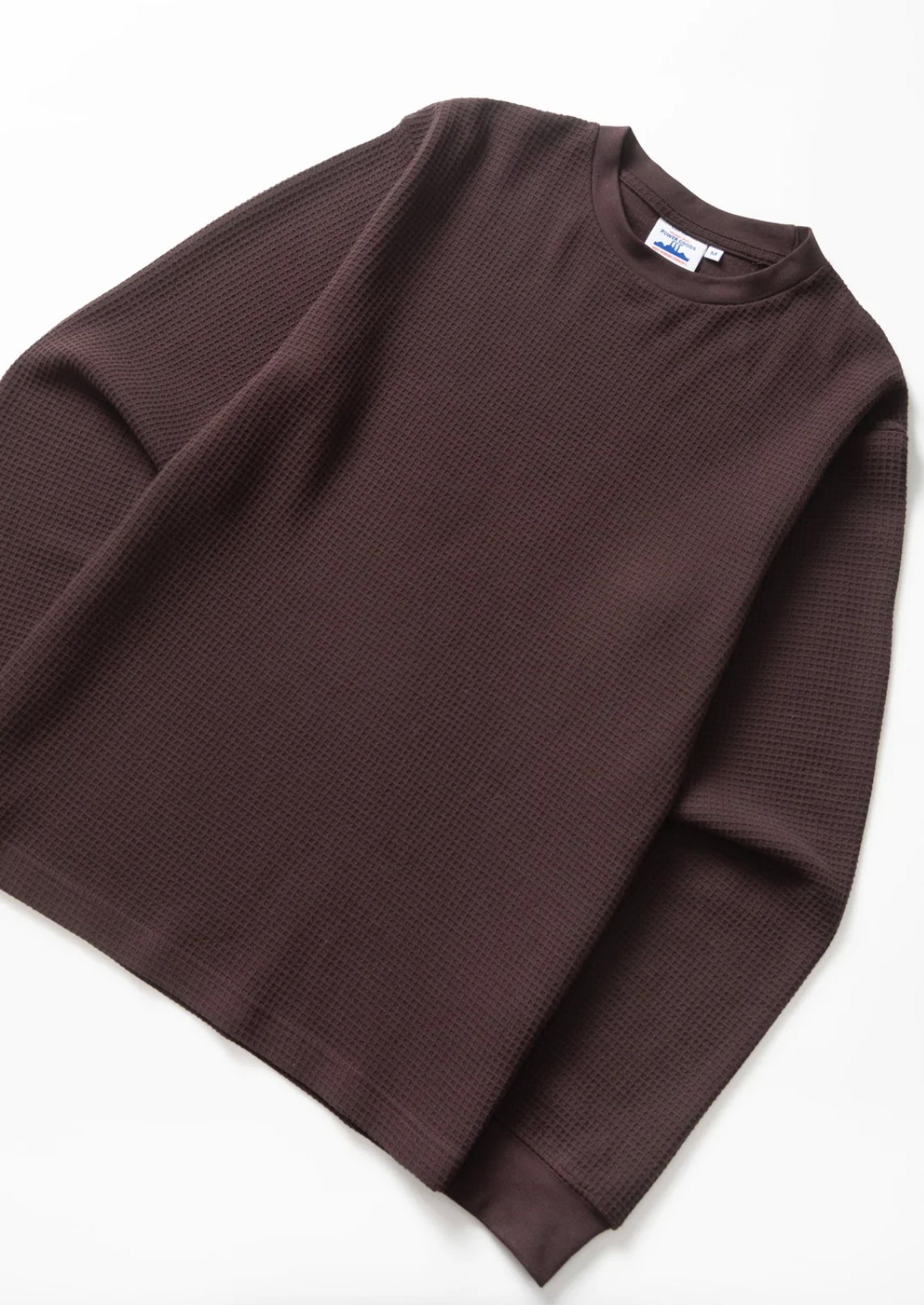 Power Goods Thermal Waffle LS Tee - Coffee