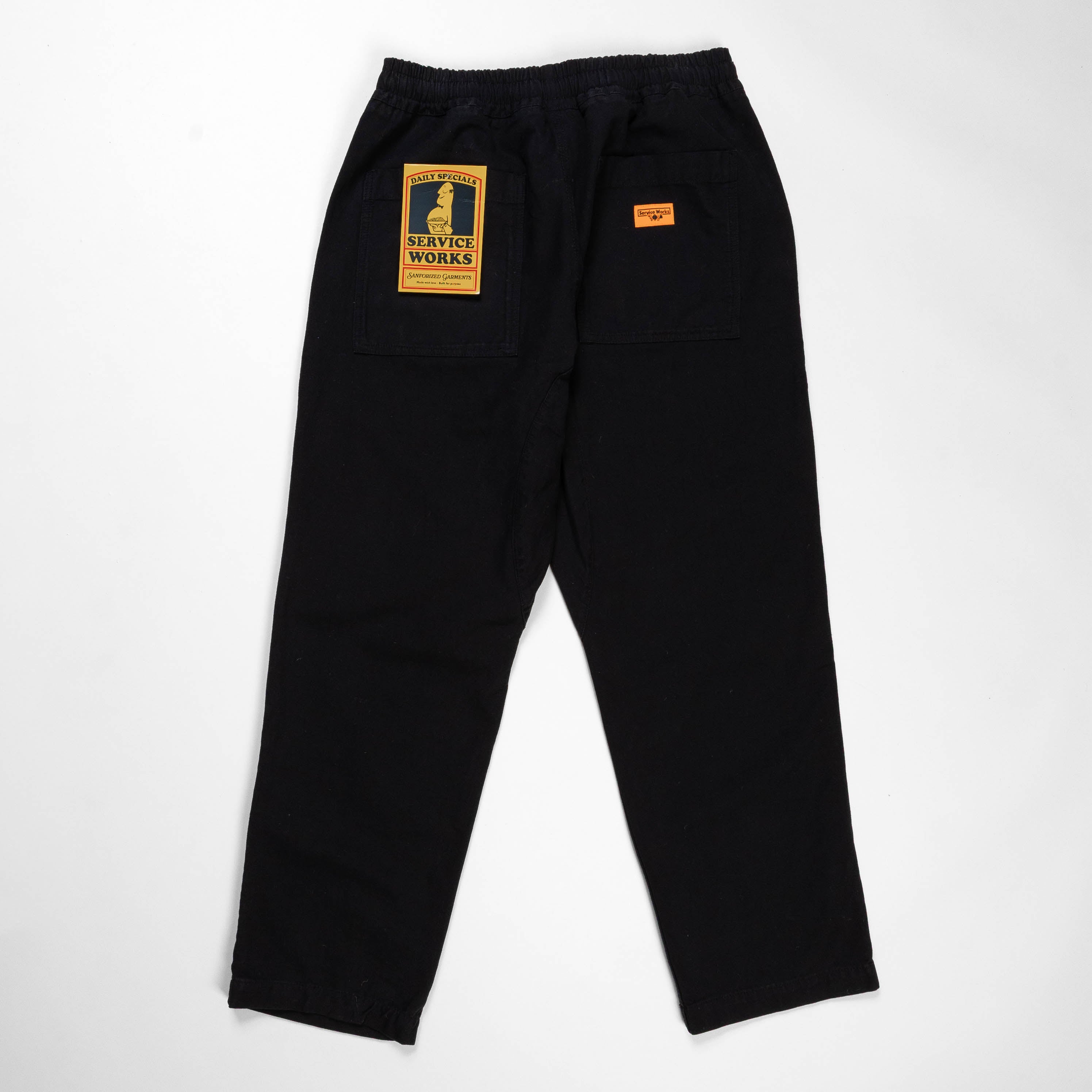 Service Works Classic Chef Pants - Black