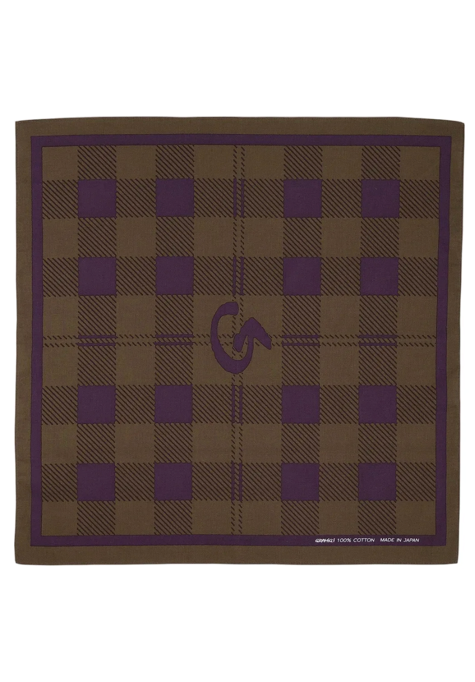 Gramicci Plaid Bandana - Plum