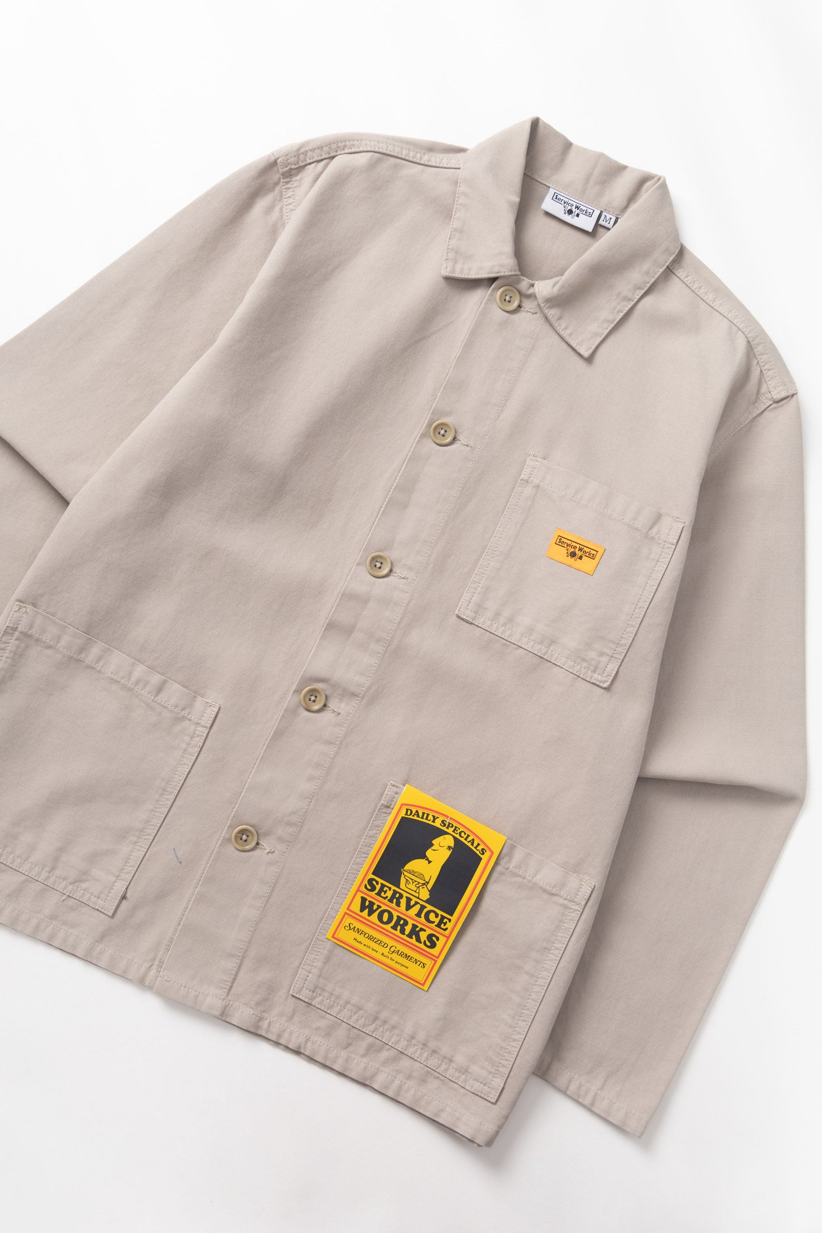 Service Works Canvas Chore Shirt - Stone