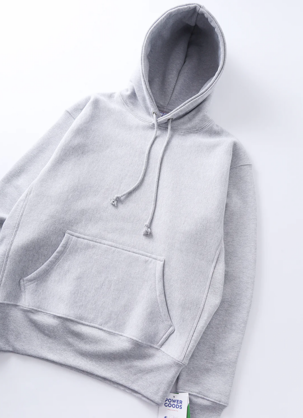Power Goods Super Weight Hoodie - Heather Grey