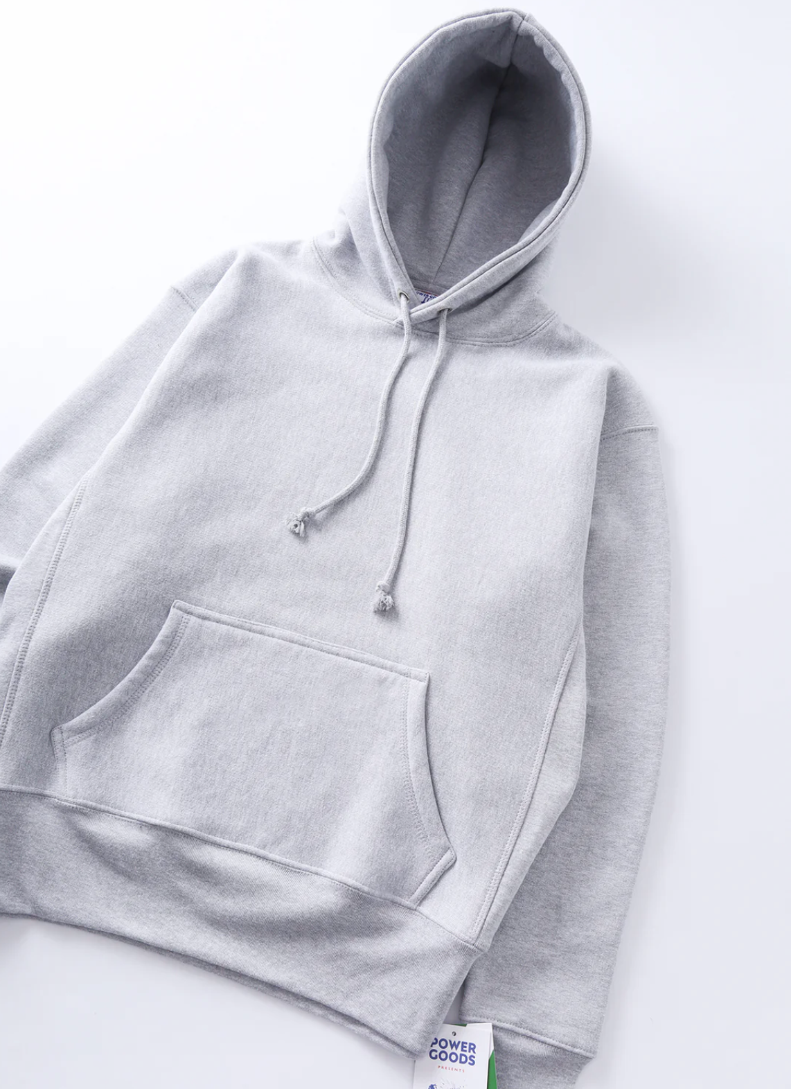 Power Goods Super Weight Hoodie - Heather Grey