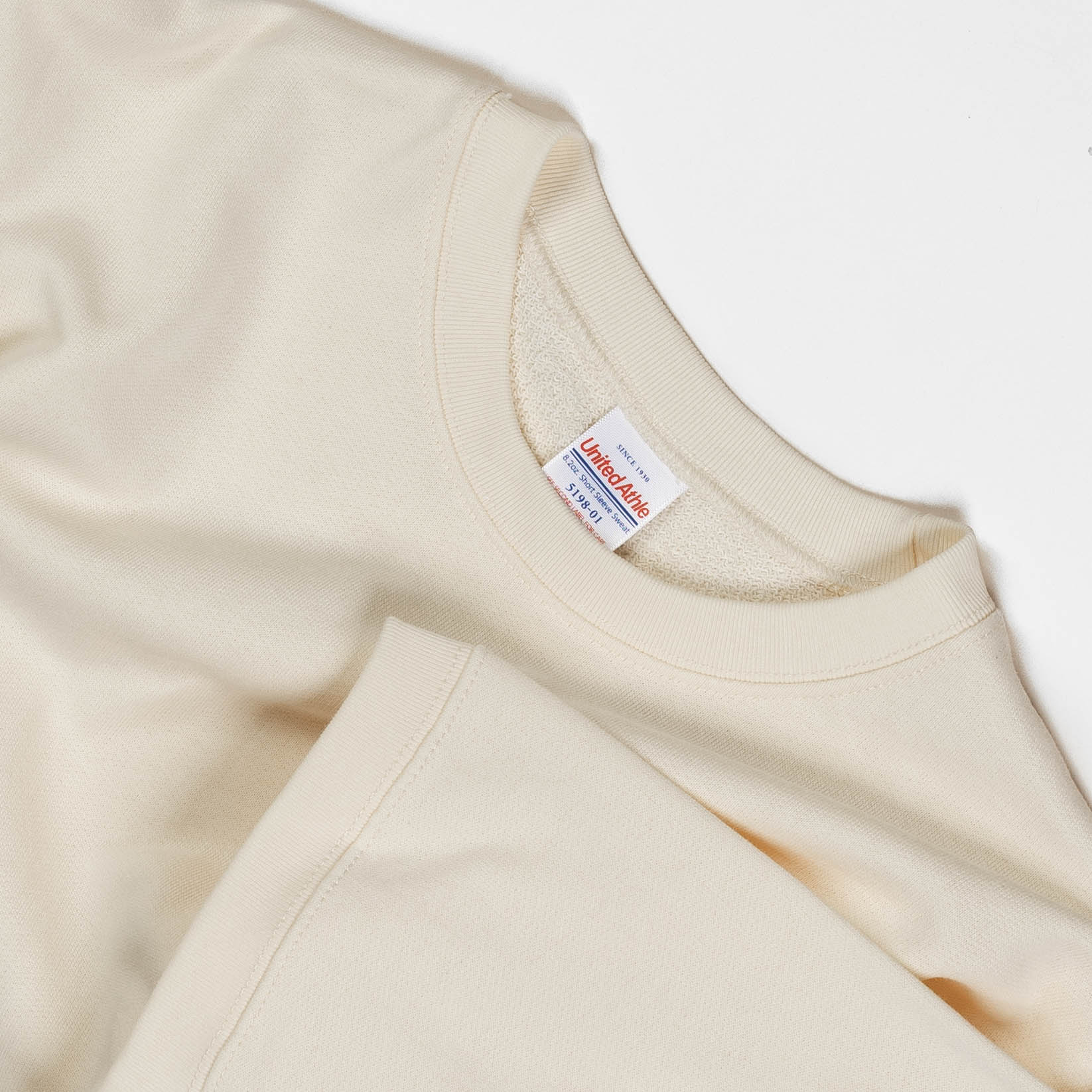 United Athle Short Sleeve Sweatshirt Tee - Ecru