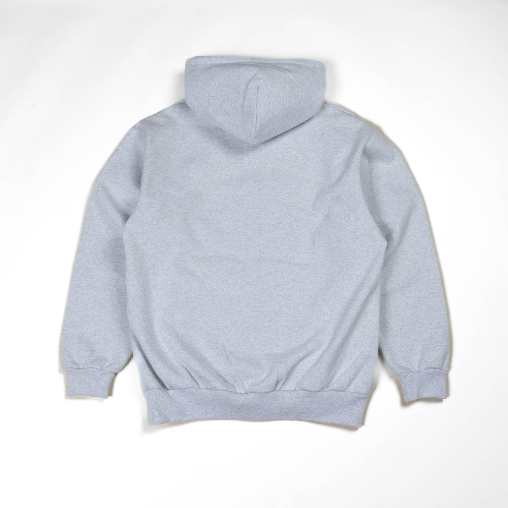 United Athle Magnum Weight Double Zip Hoodie - Ash Grey