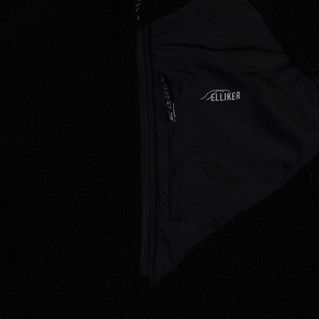 Elliker Sike Fleece Pullover - Black