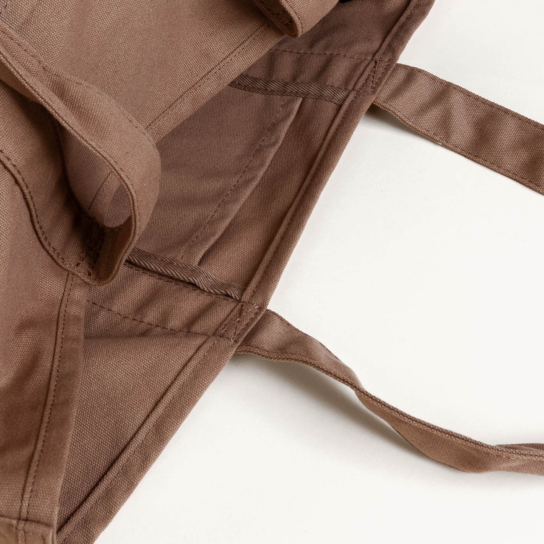 Truss Cotton Canvas Tote - Brown