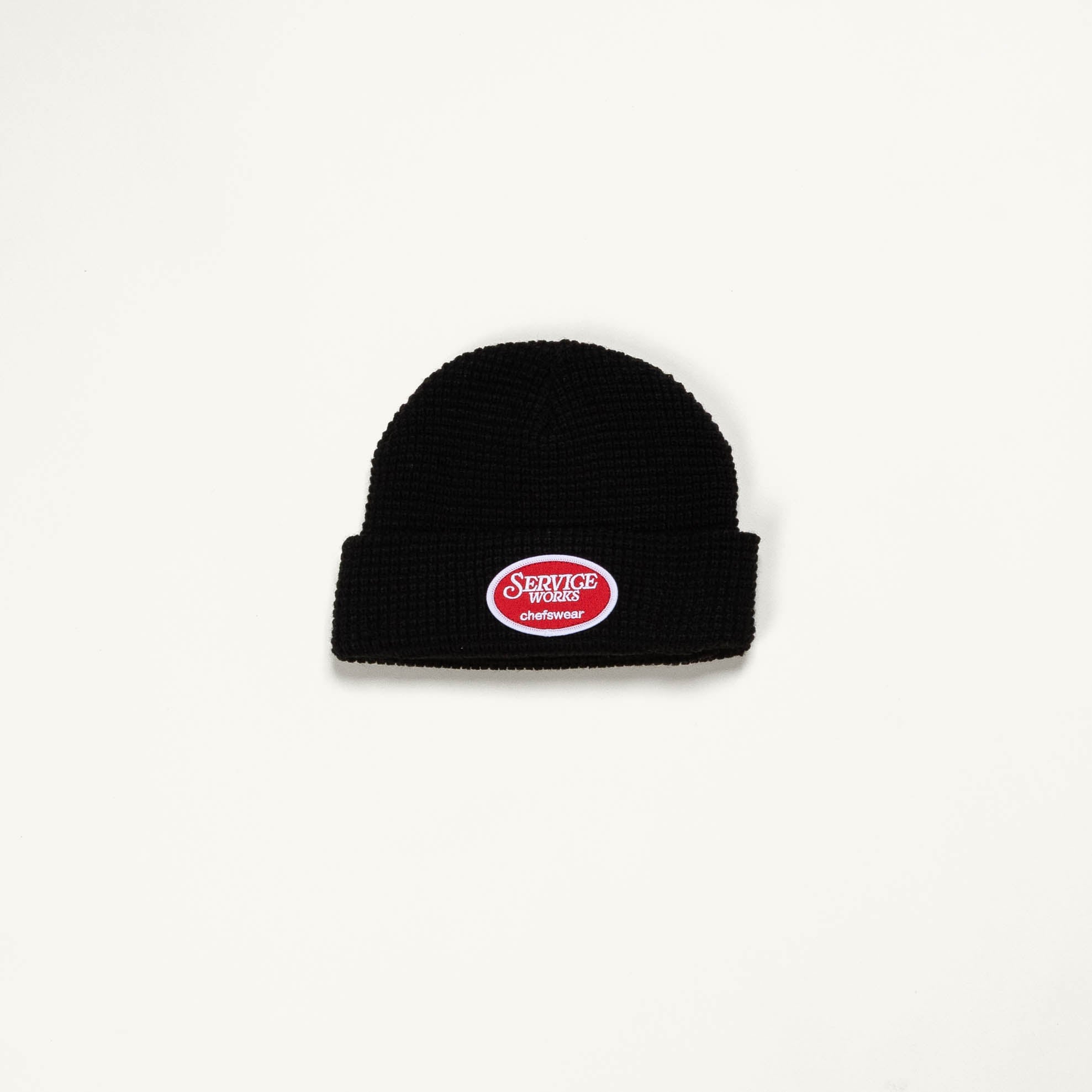 Service Works Waffle Patch Beanie - Black
