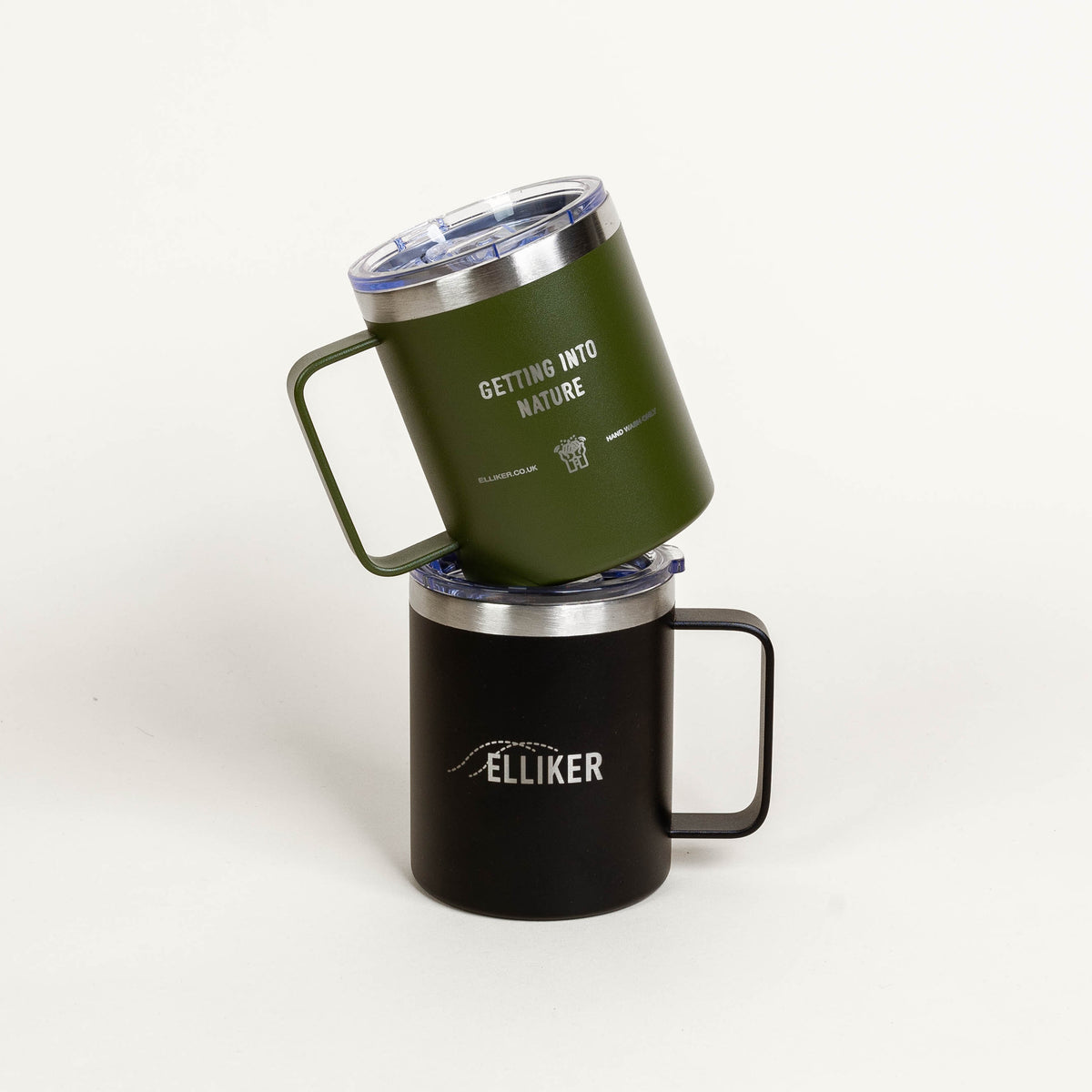 Elliker Malton Vacuum Insulated Camp Mug 12oz - Black