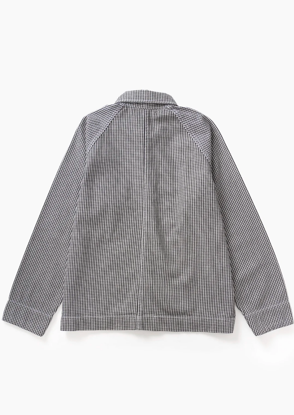 Service Works House Gingham FOH Overshirt - Black