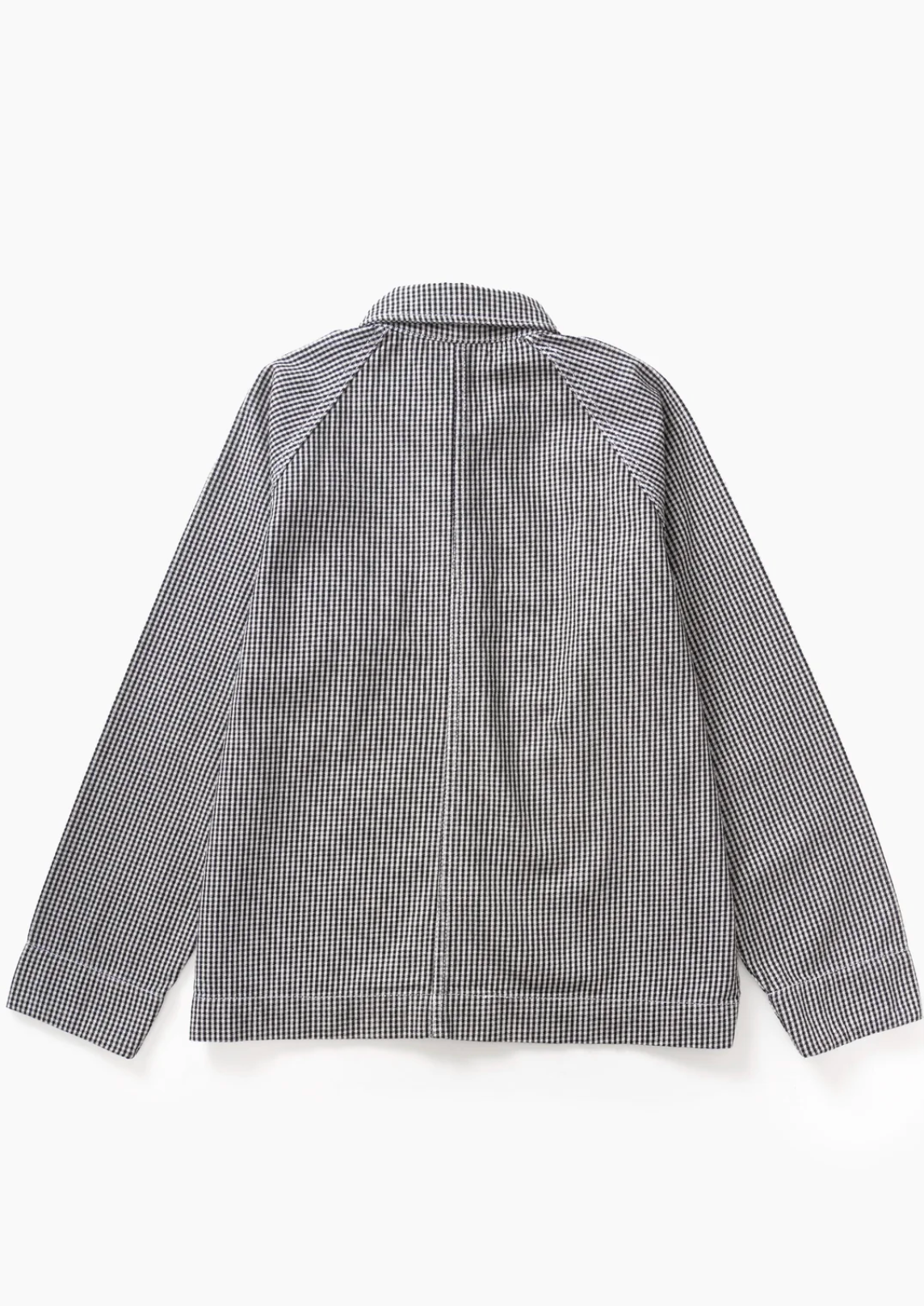 Service Works House Gingham FOH Overshirt - Black