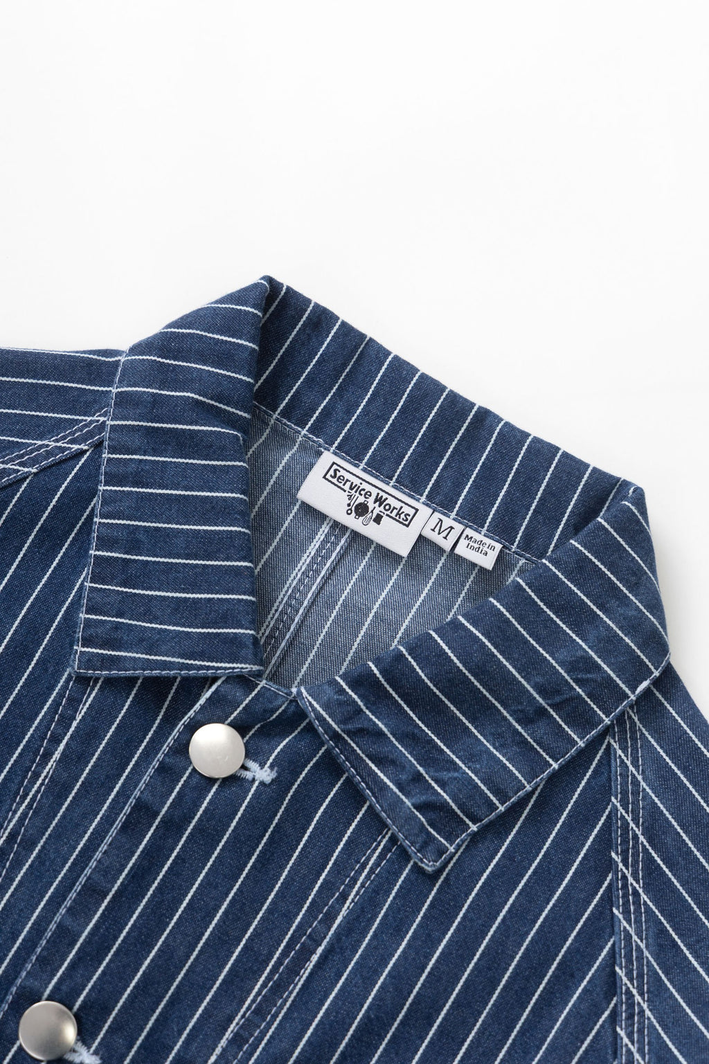 Service Works Pinstripe Denim Coverall 2.0 - Indigo
