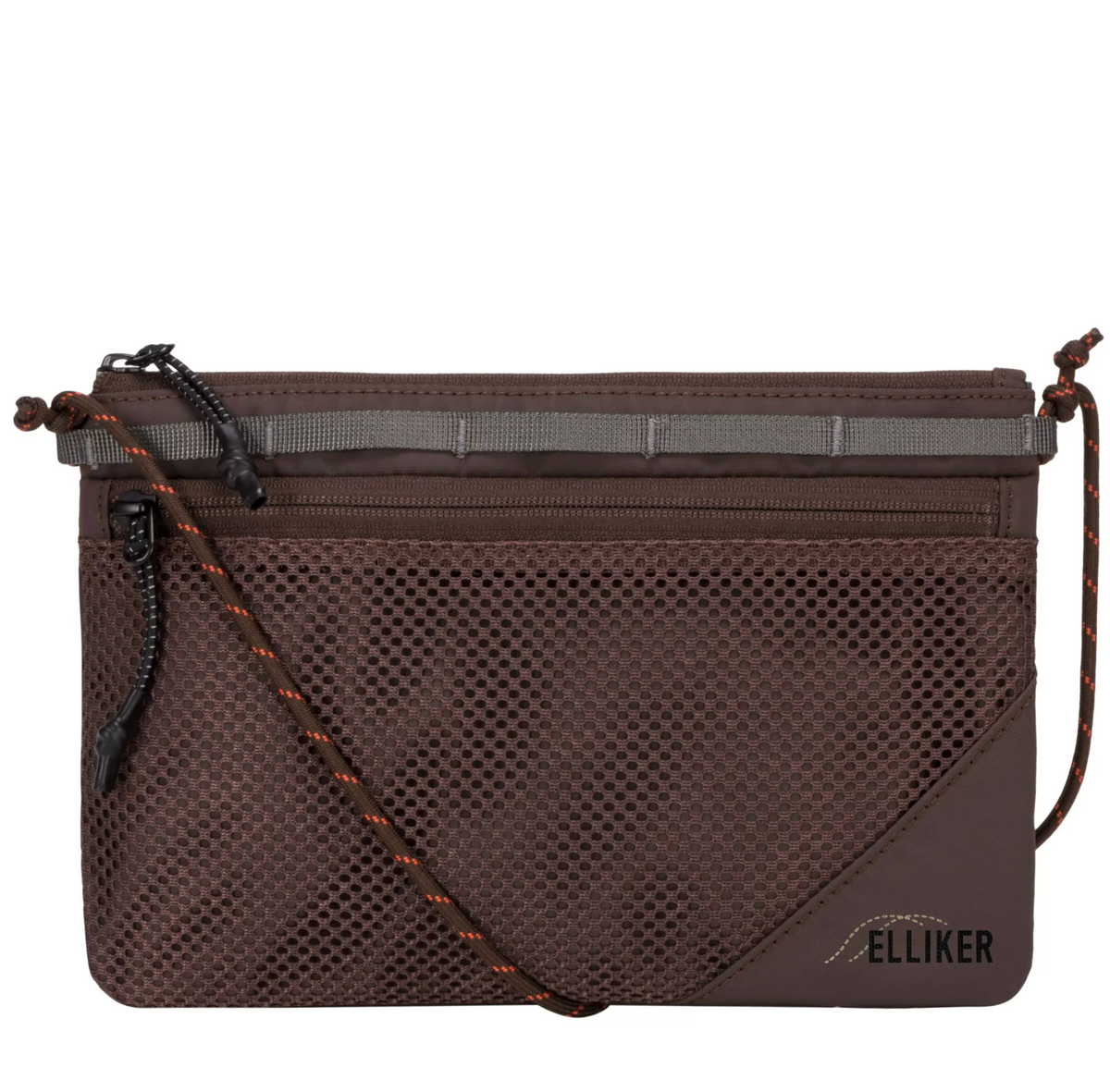 Elliker Caley Sacoche Bag 1L - Dark Brown