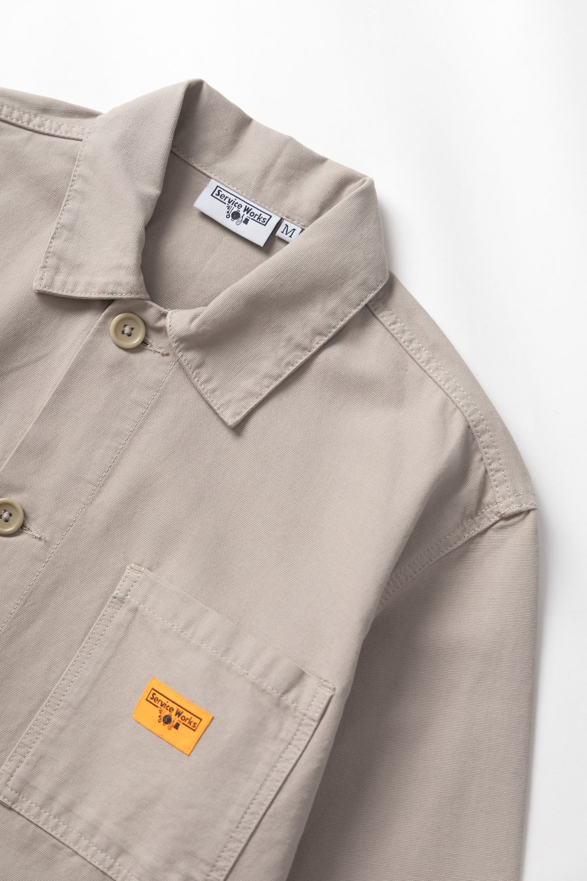 Service Works Canvas Chore Shirt - Stone