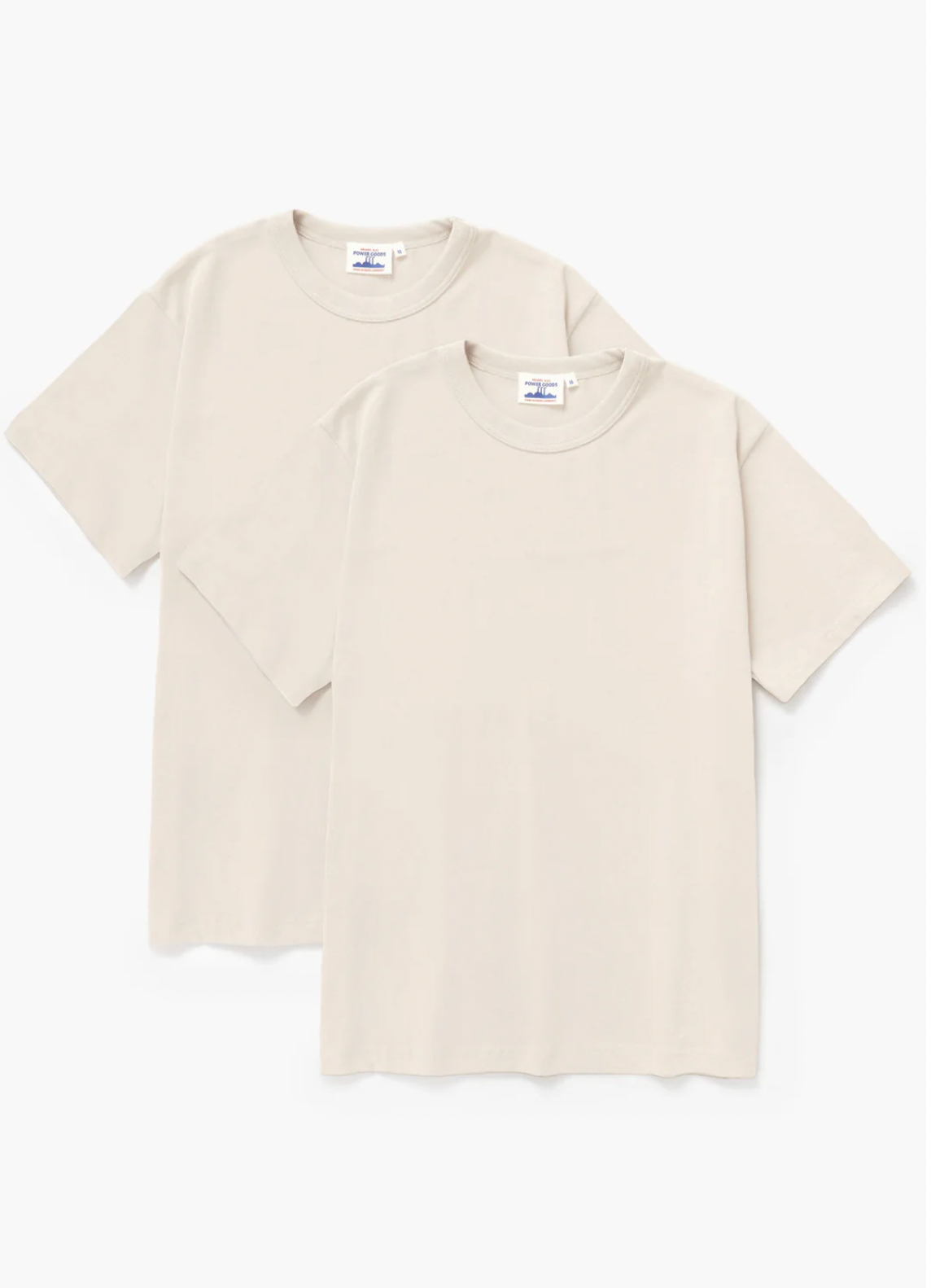 Power Goods Archive Tee (Two Pack) - Putty