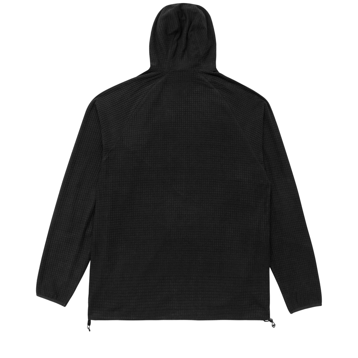 Elliker Hudswell Pullover Grid Fleece Hoodie - Black