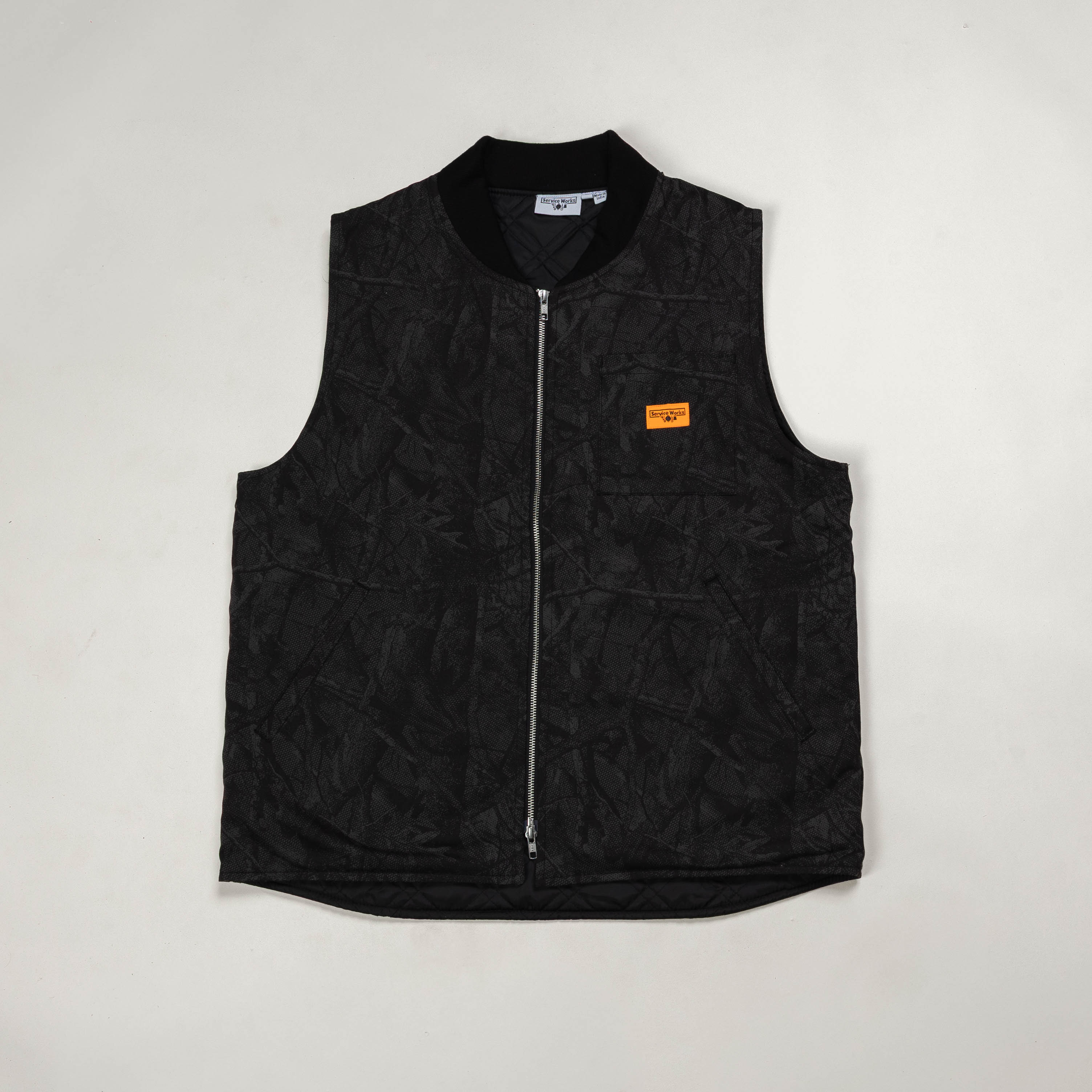 Service Works Xerox Camo Padded Work Vest - Mono