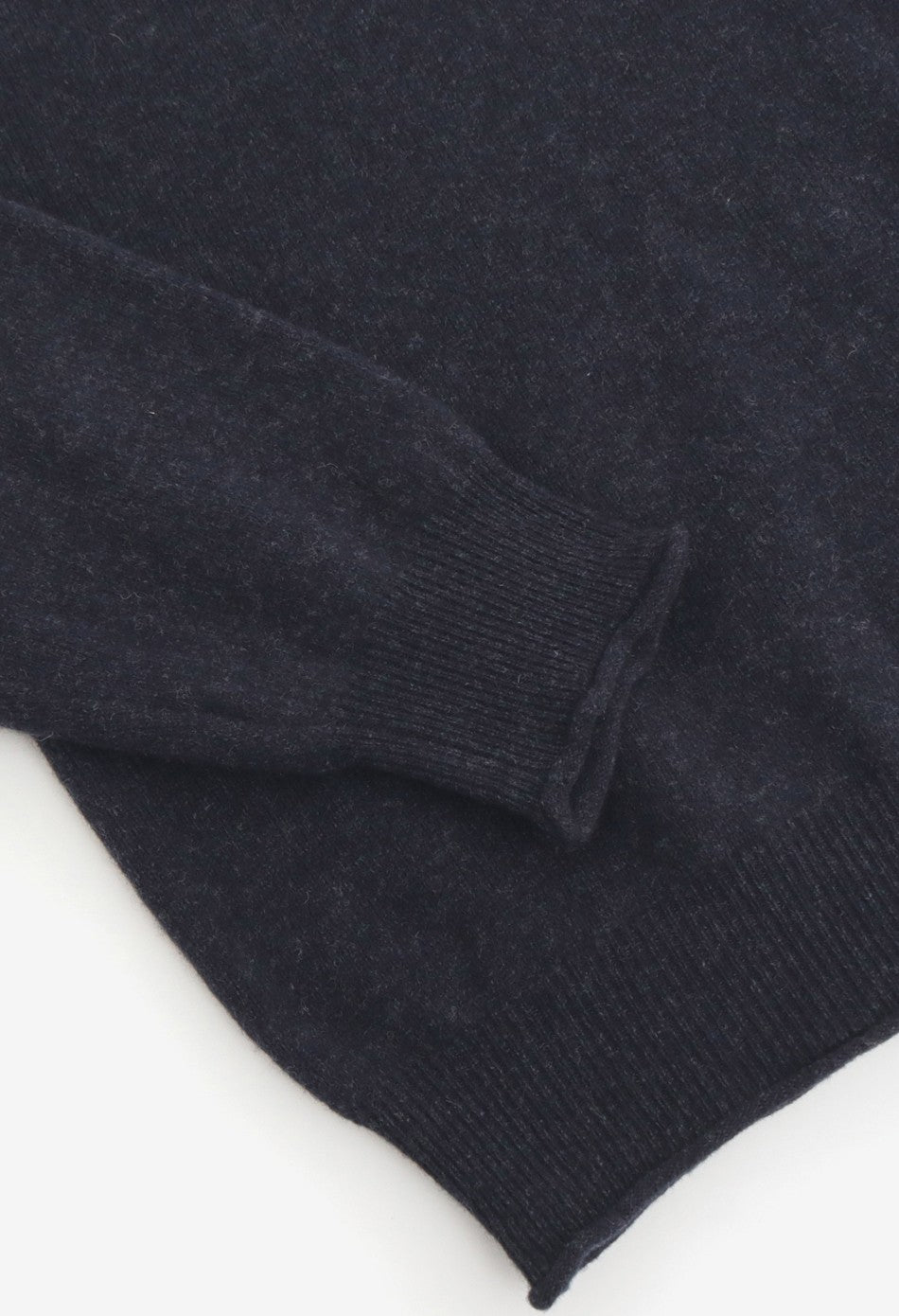 Pittari Usk Lambswool Sweater - Indigo Melange