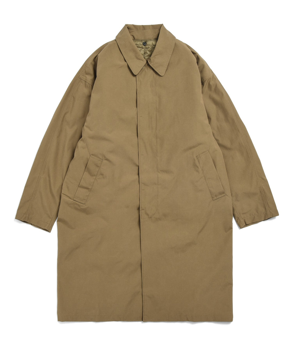 Taion Bal Collar Coat Set + Down Jacket - Khaki