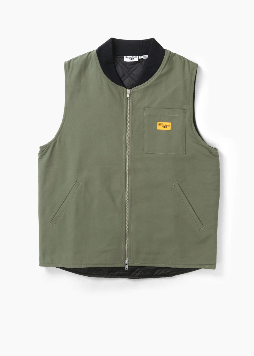 Service Works Canvas Work Vest - Olive