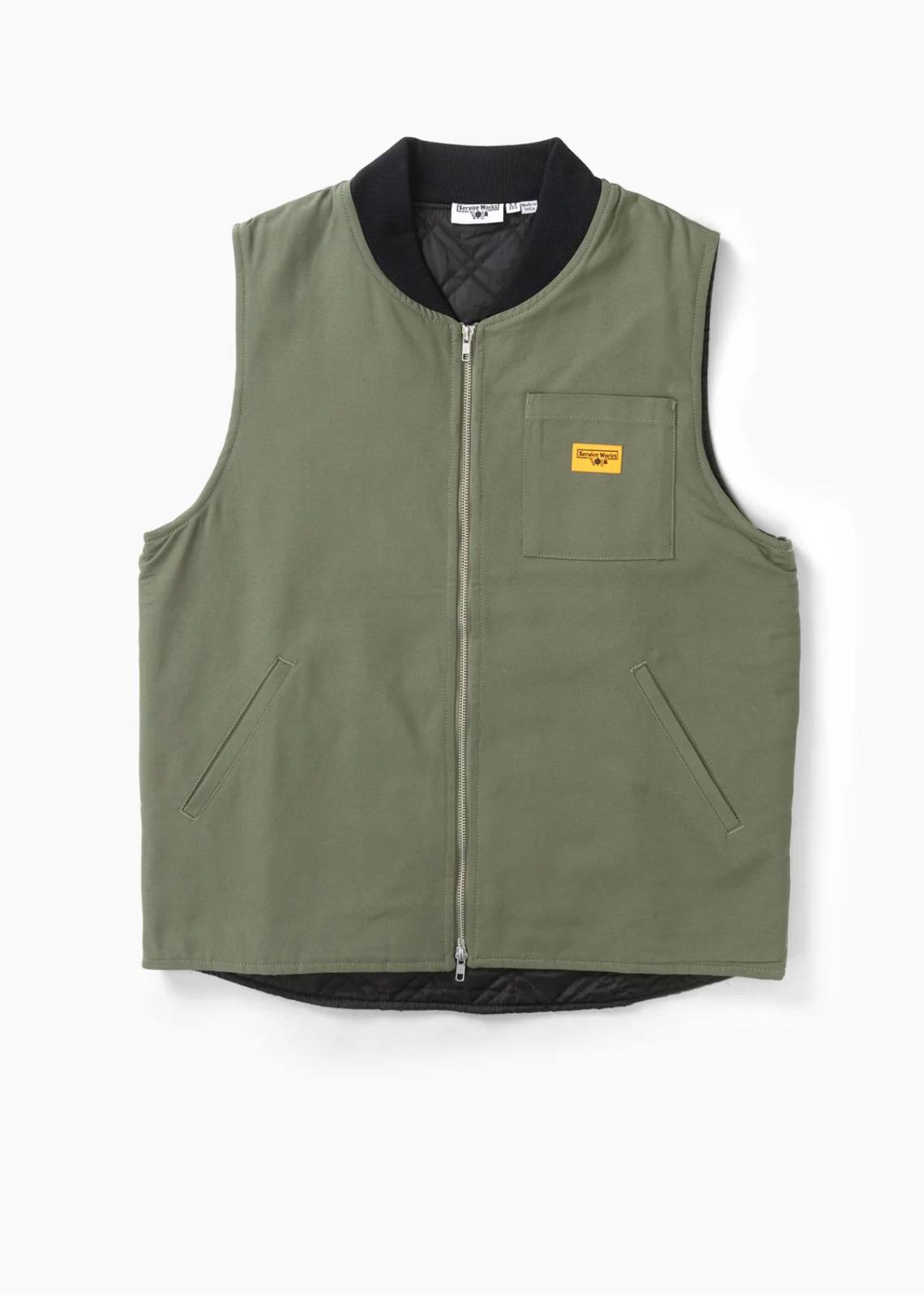 Service Works Canvas Work Vest - Olive