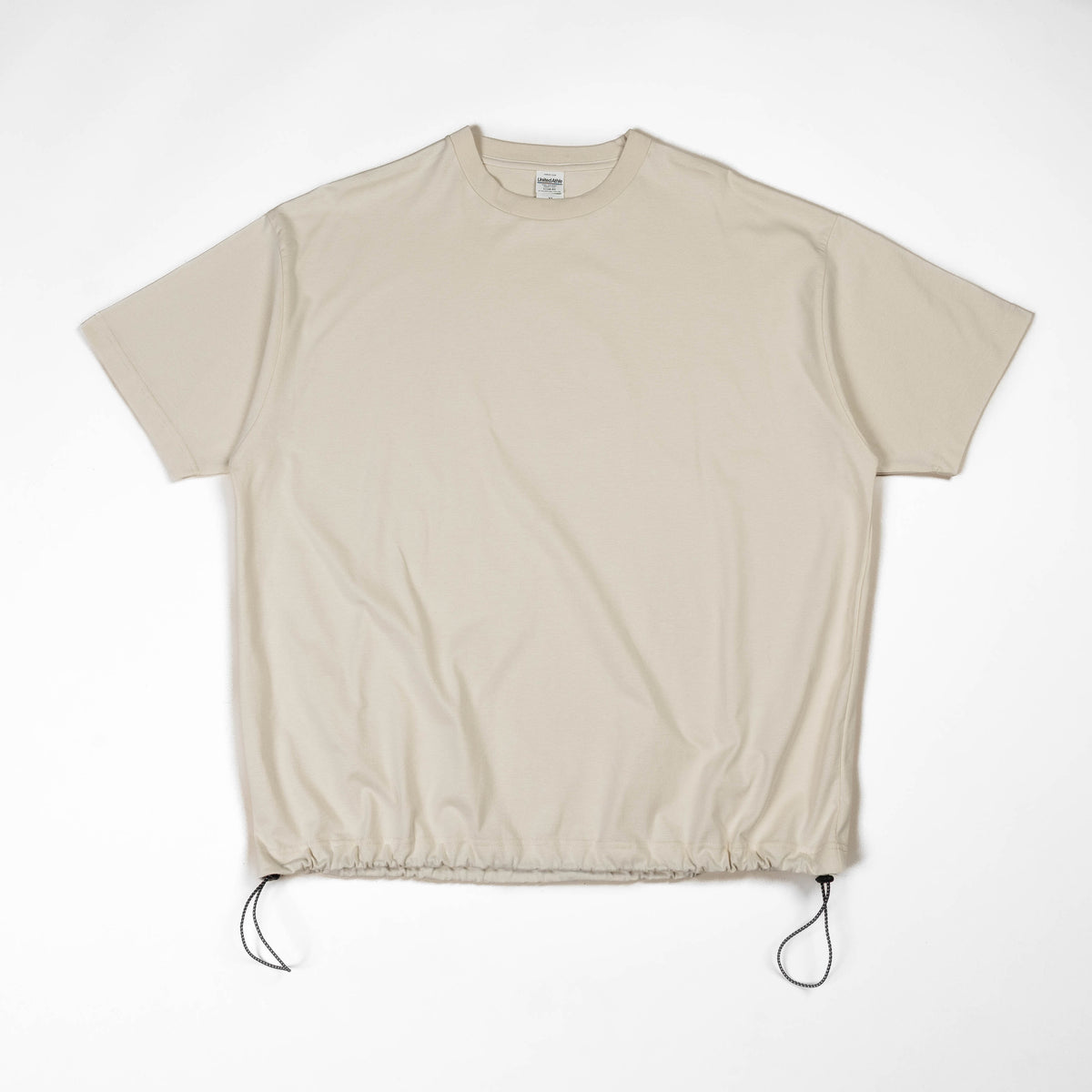United Athle Relaxed Fit Cinch Tee - Ecru