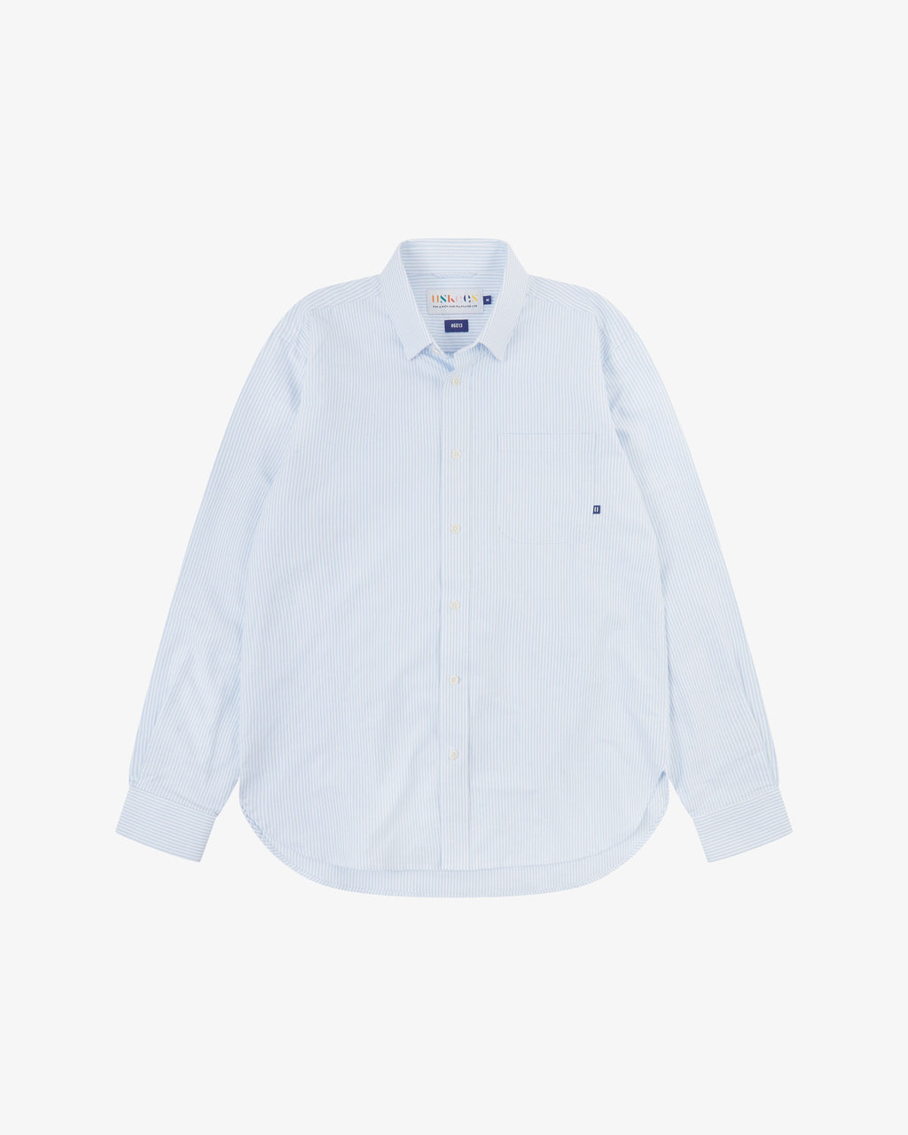 Uskees Advanced Oxford Shirt - Baby Blue Pinstripe