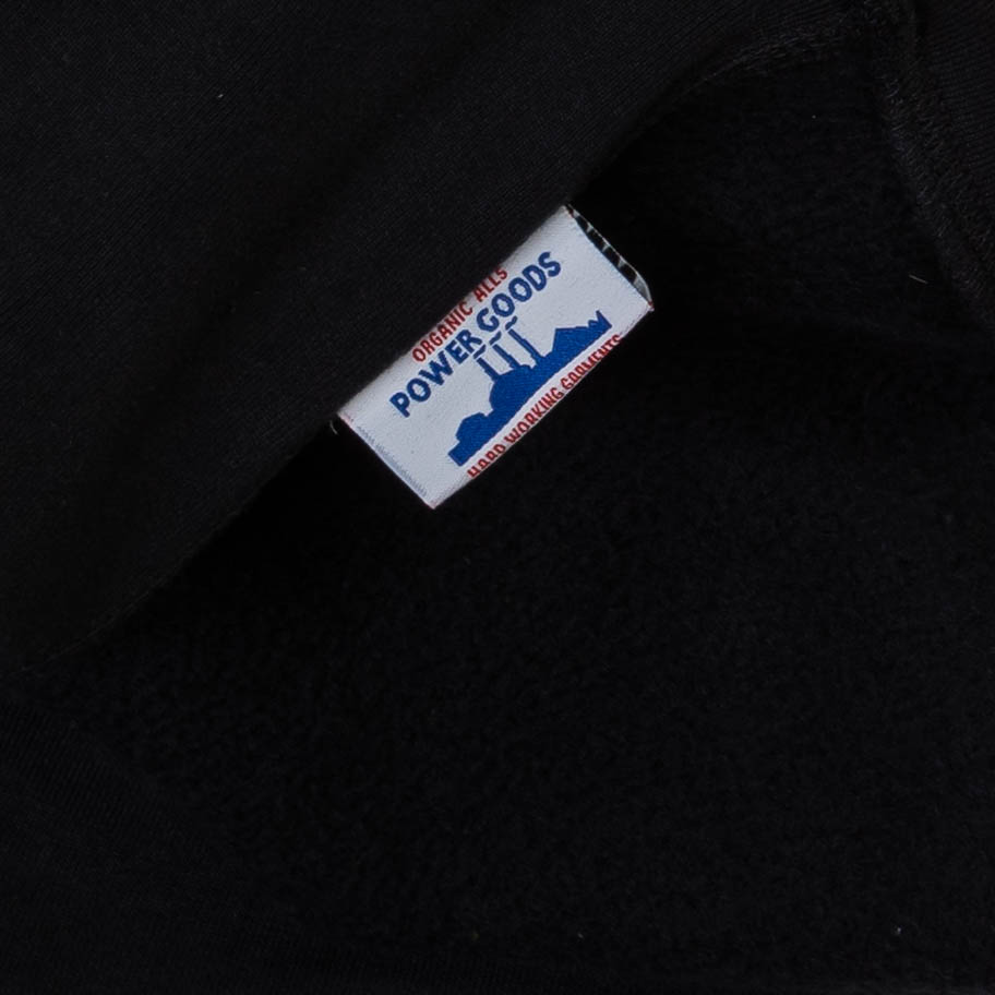 Power Goods Super Weight Quarter Zip - Black