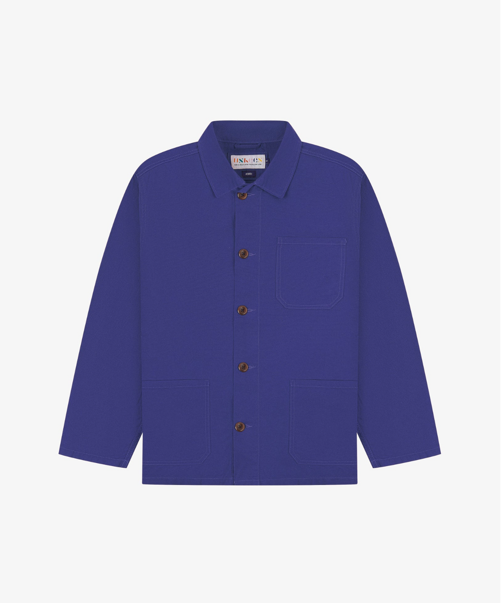 Uskees 3001 Overshirt - Ultra Blue